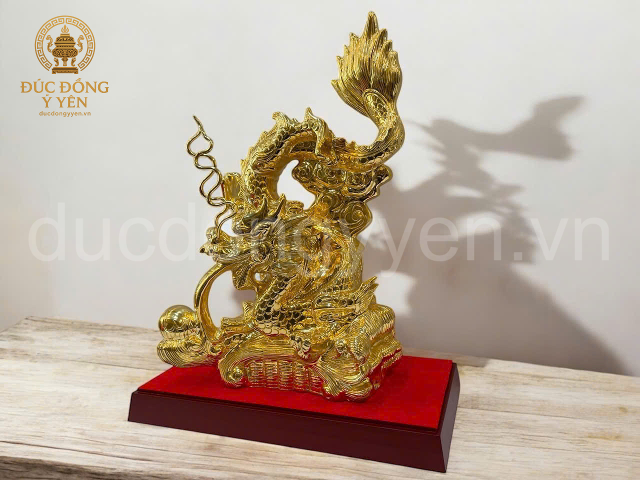 Tượng rồng phong thủy thiếp vàng  9999_thumbnail_1
