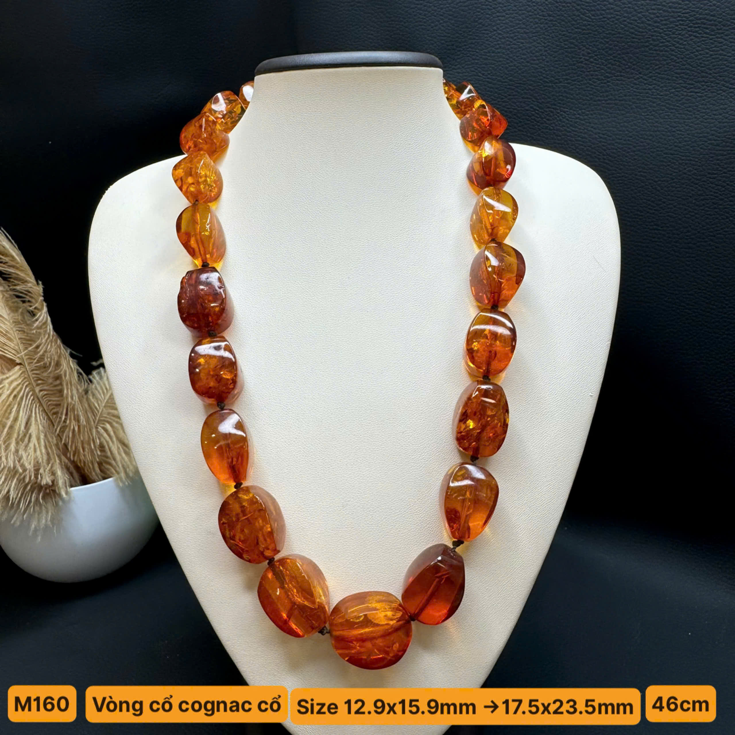 Vòng Cổ Cognac Cổ - M160