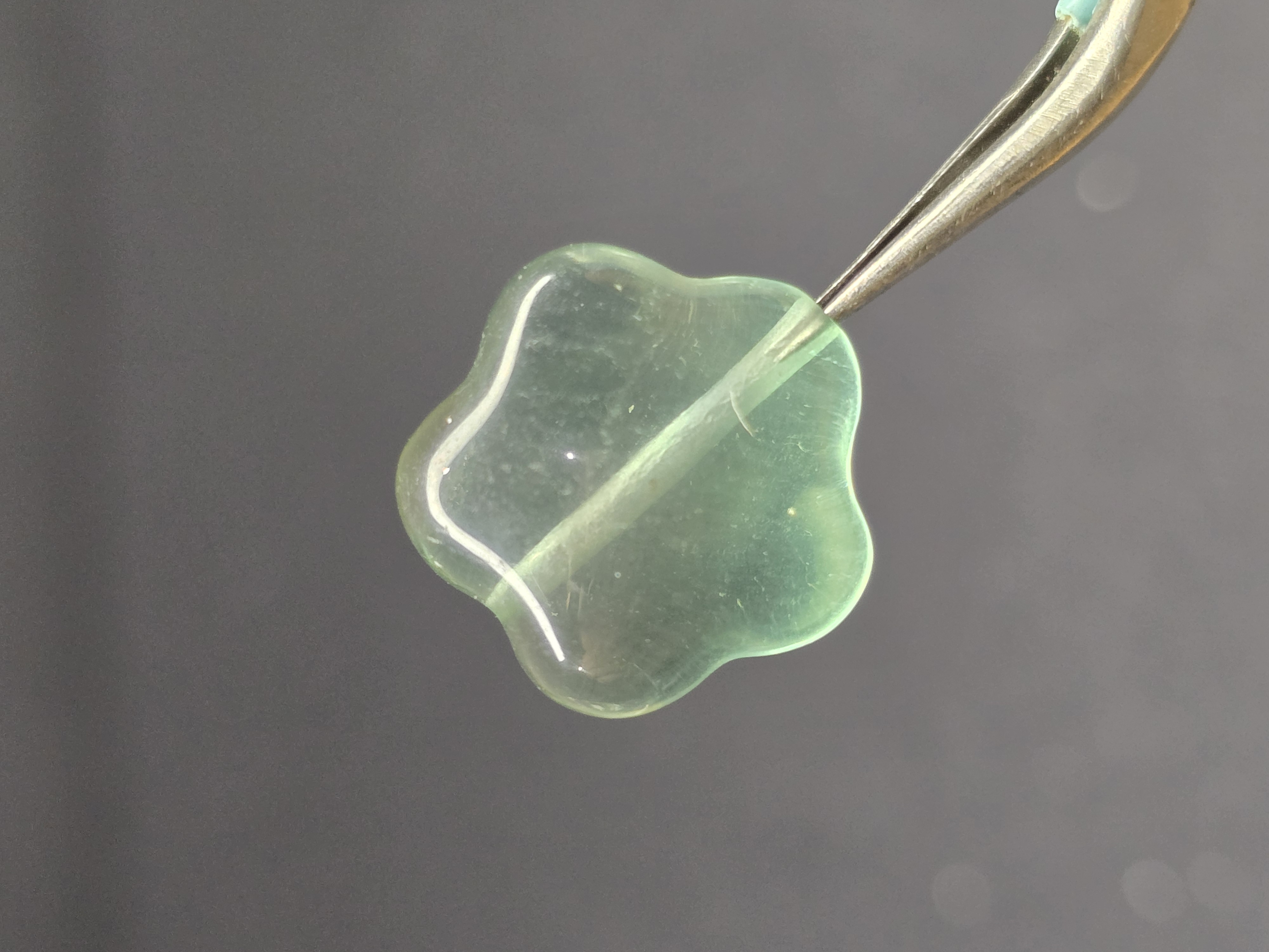 Charm Hạt Lẻ Đá Rainbow Fluorite (Đã Xỏ Lỗ - Bán Lẻ 1 Viên)_thumbnail_7