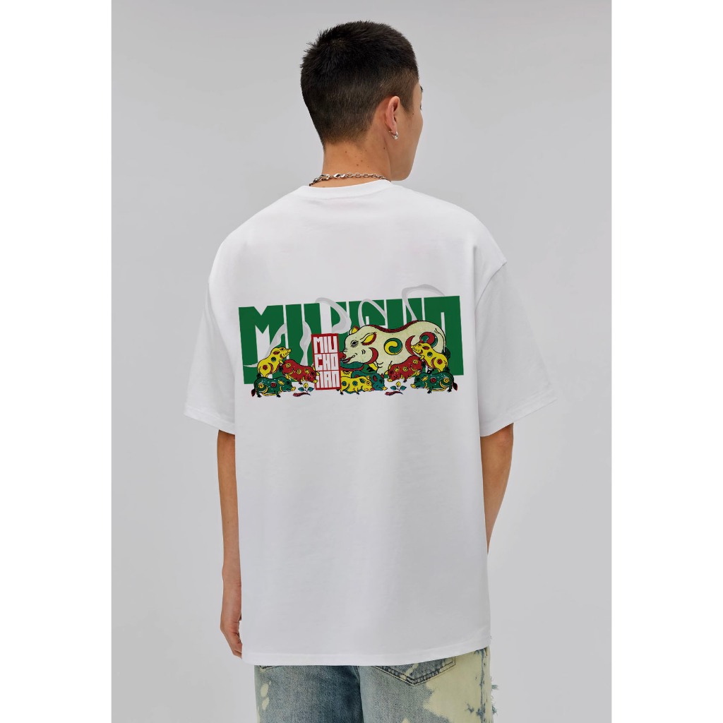 Áo thun nam form rộng 12 con giáp tuổi Hợi ( tuổi heo) ATD449 Miucho Man cotton cổ tròn ingraphic_thumbnail_4