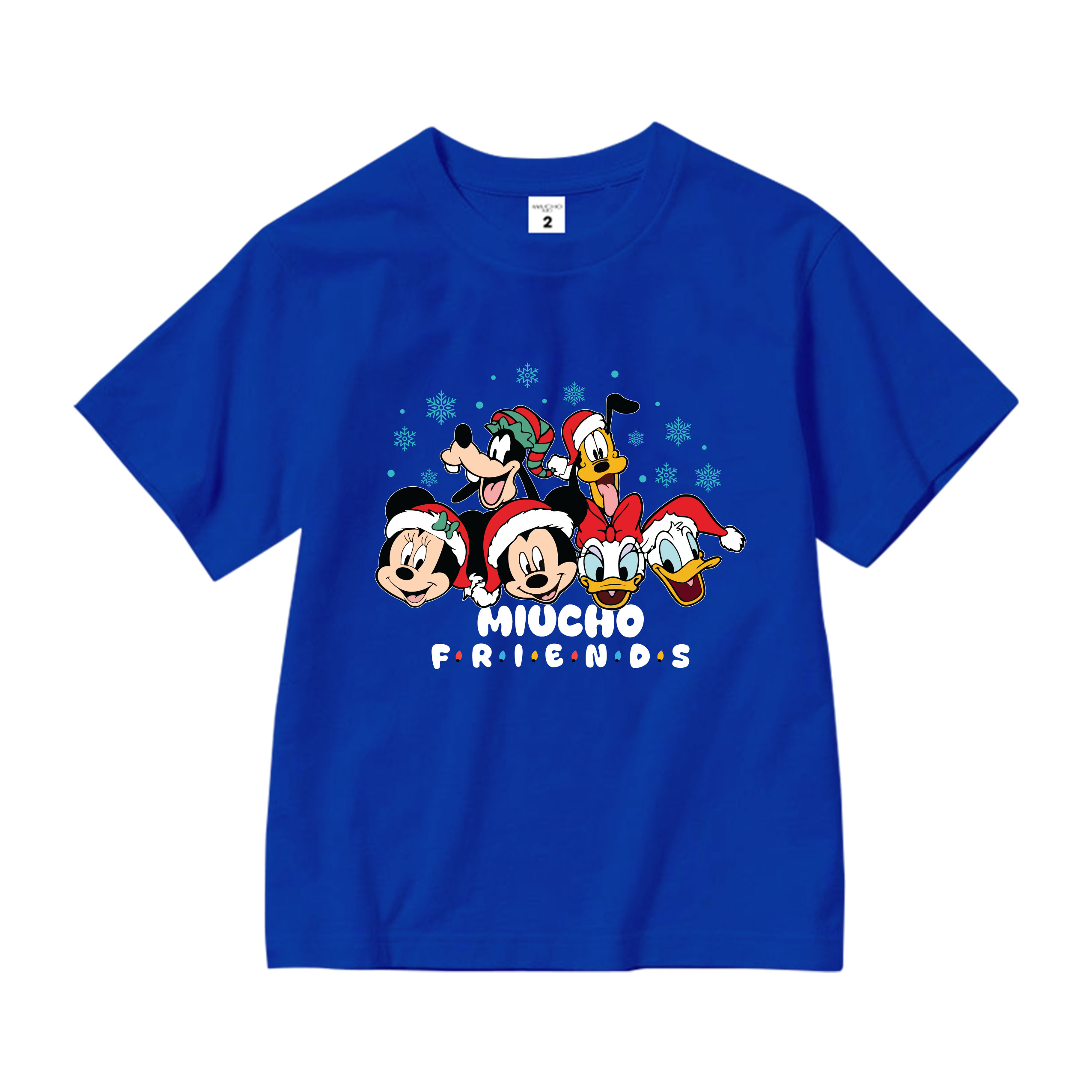 Áo thun bé gái giáng sinh noel from rộng chất vải cotton thoáng mát AED1706 Miucho Kid in graphic_thumbnail_9