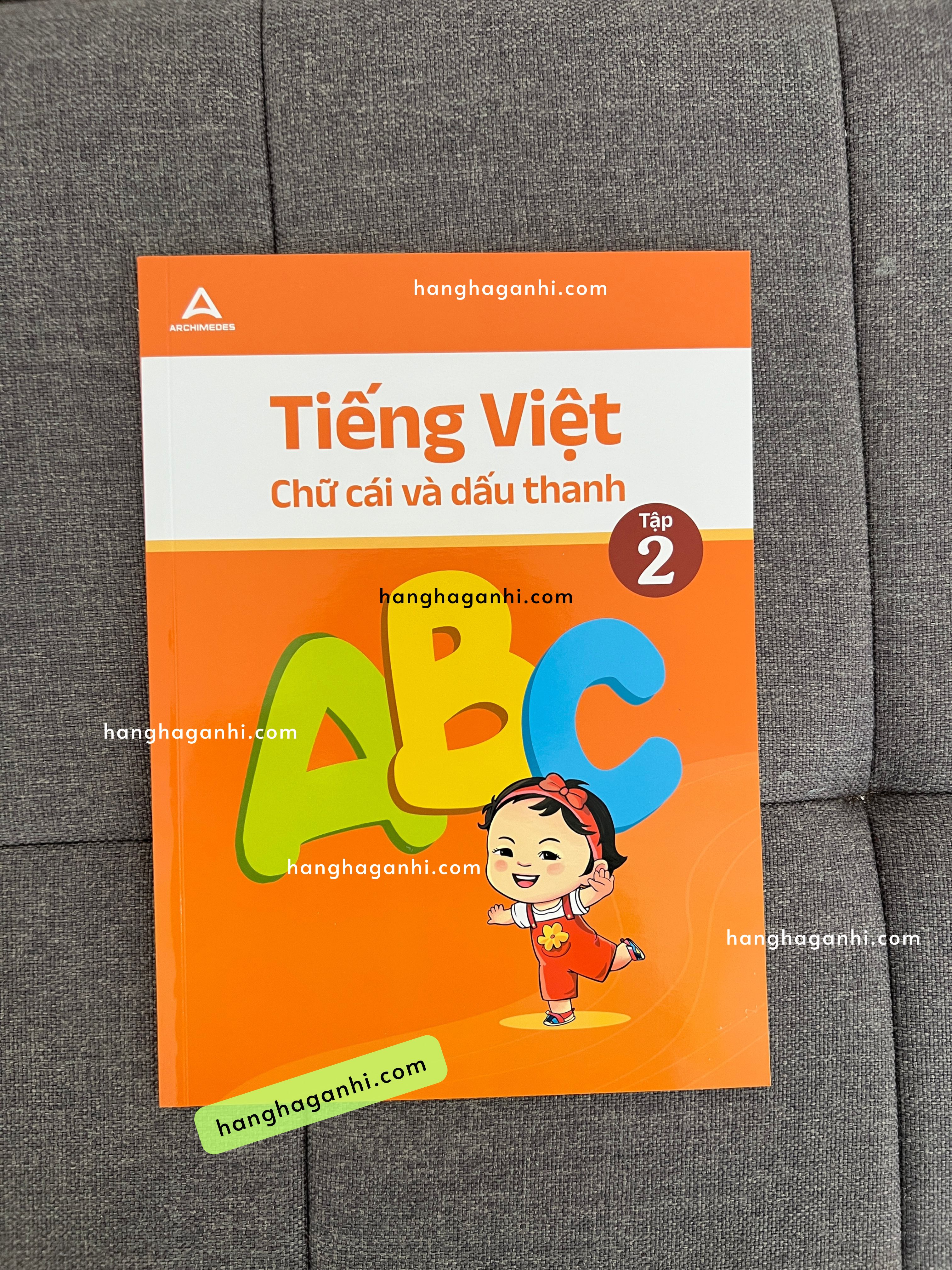 Sách Archimedes Tiếng Việt chữ cái và dấu thanh tập 2