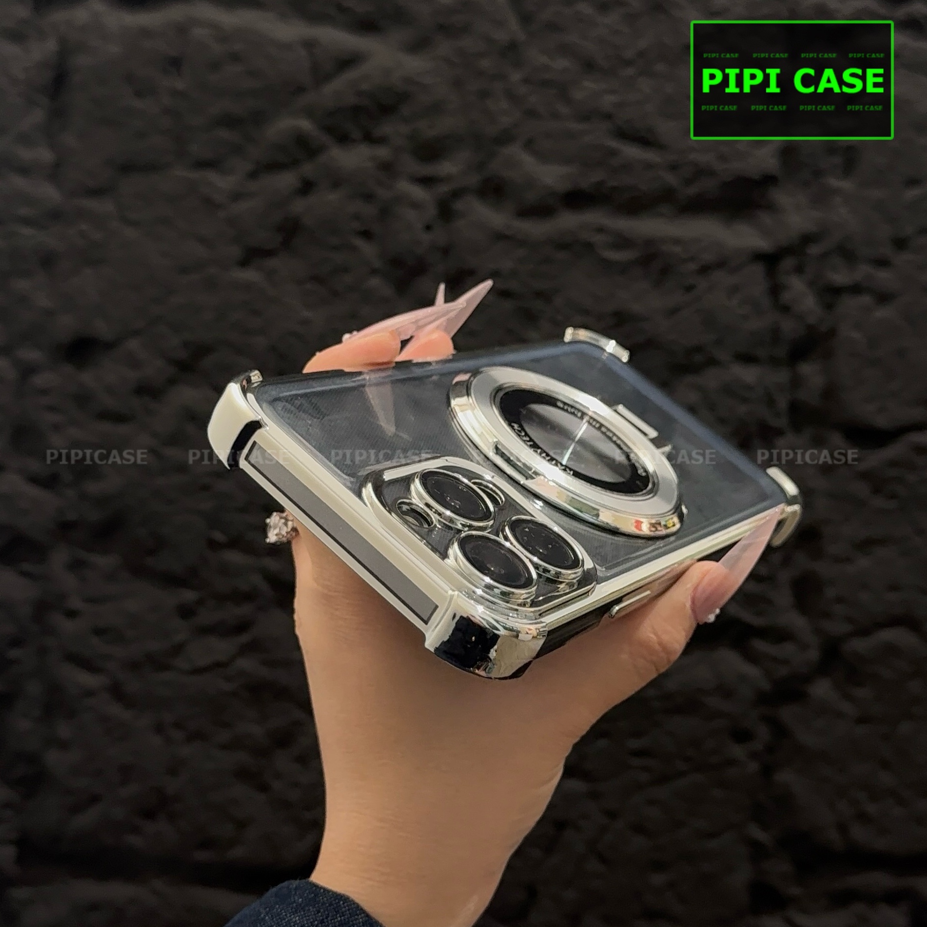 Ốp Lưng iPhone 14 Pro - Ven - Bạc_thumbnail_2