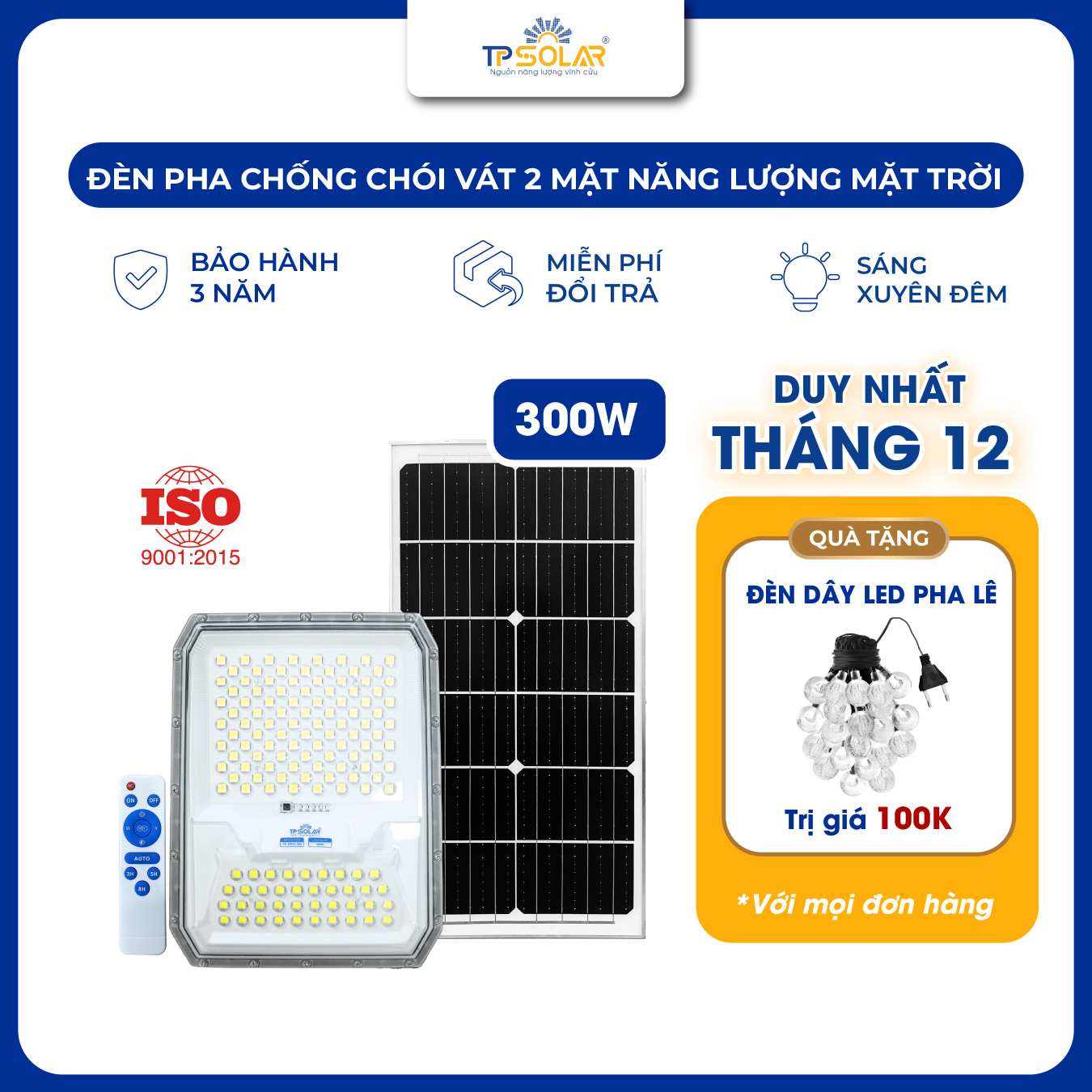 Đèn pha chống chói vát 2 mặt năng lượng mặt trời TP.DP12_thumbnail_9