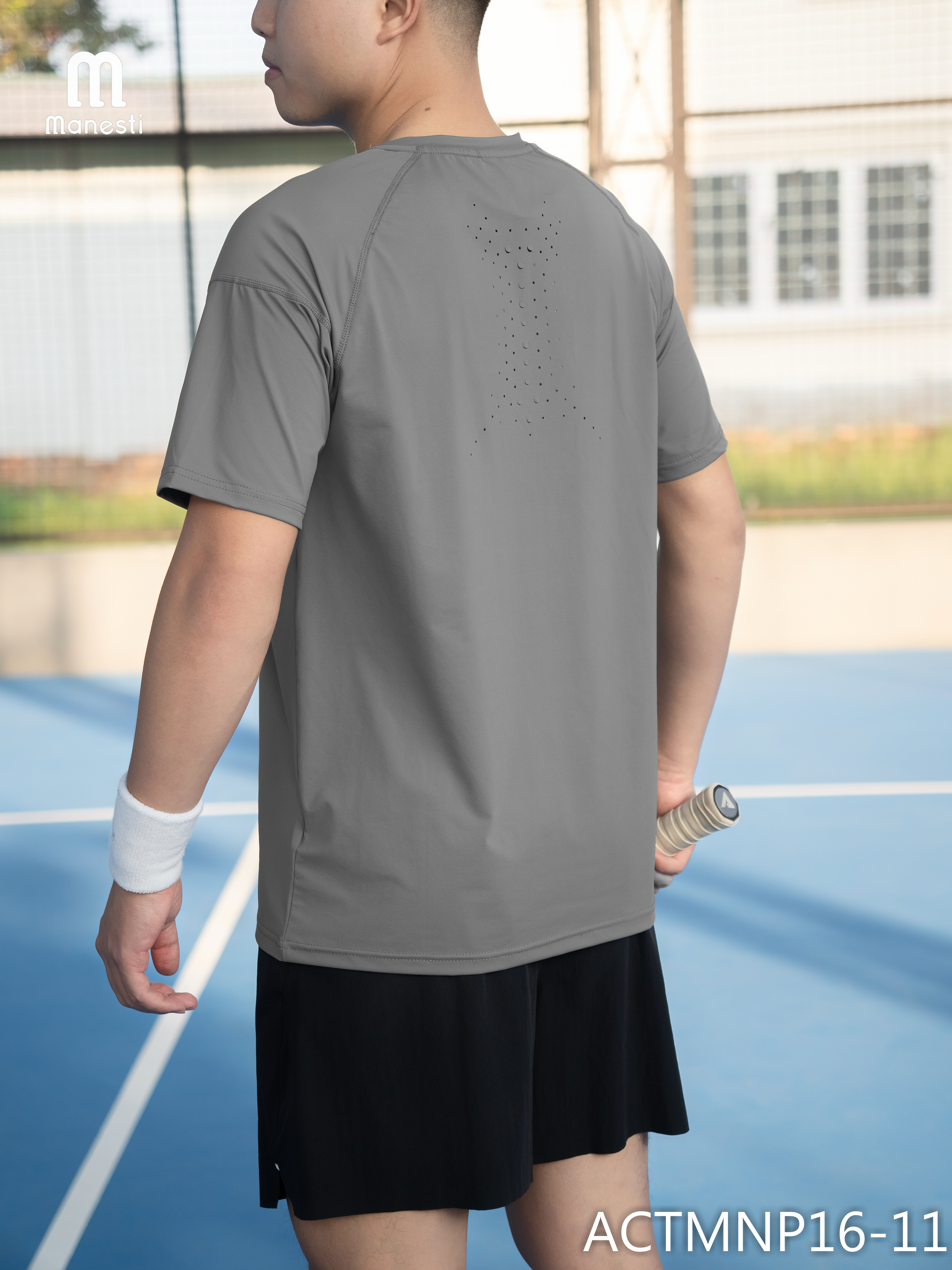 Áo thun thể thao nam chơi Pickleball/Tennis CoolVent Manesti_thumbnail_56