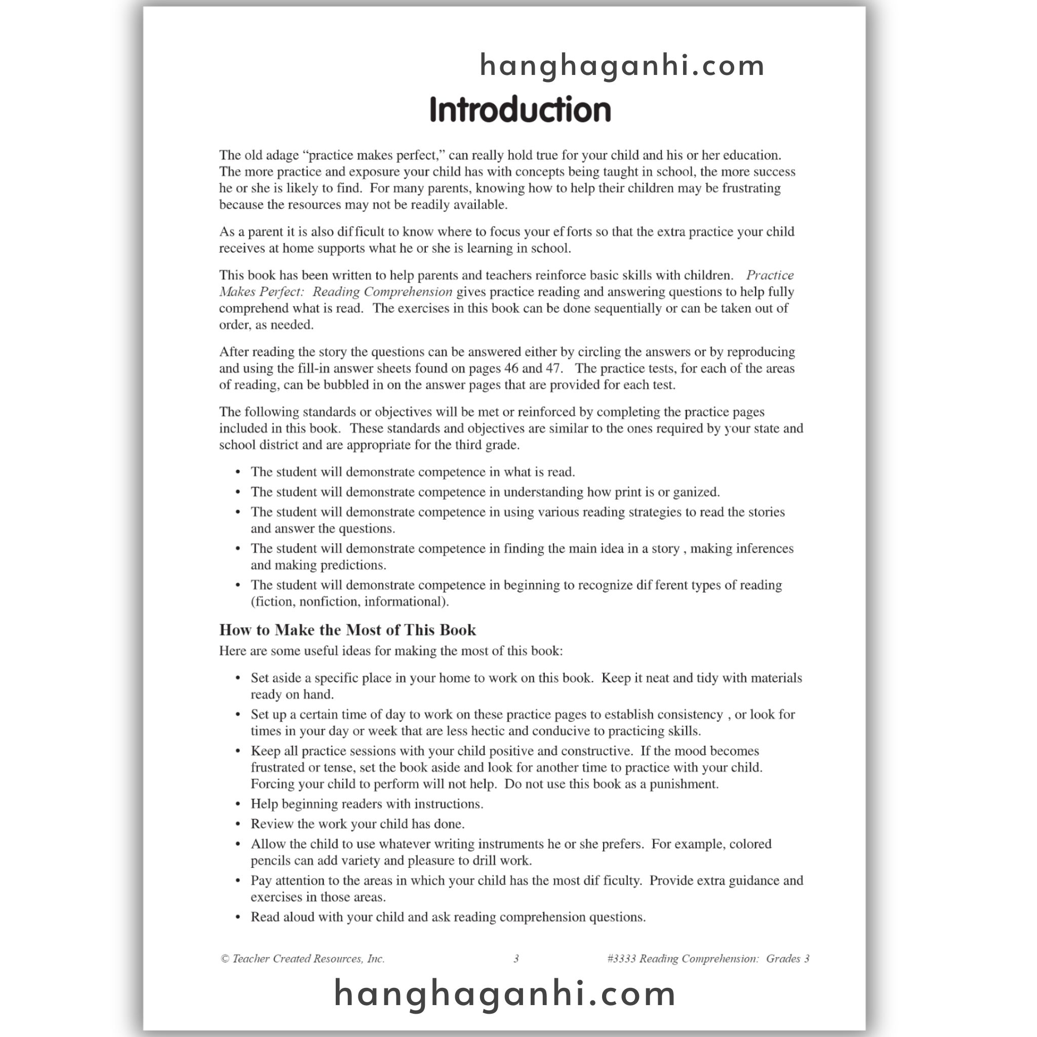 Reading Comprehension Grade 3 Teacher Created Resources, sách đọc hiểu lớp 3_thumbnail_2