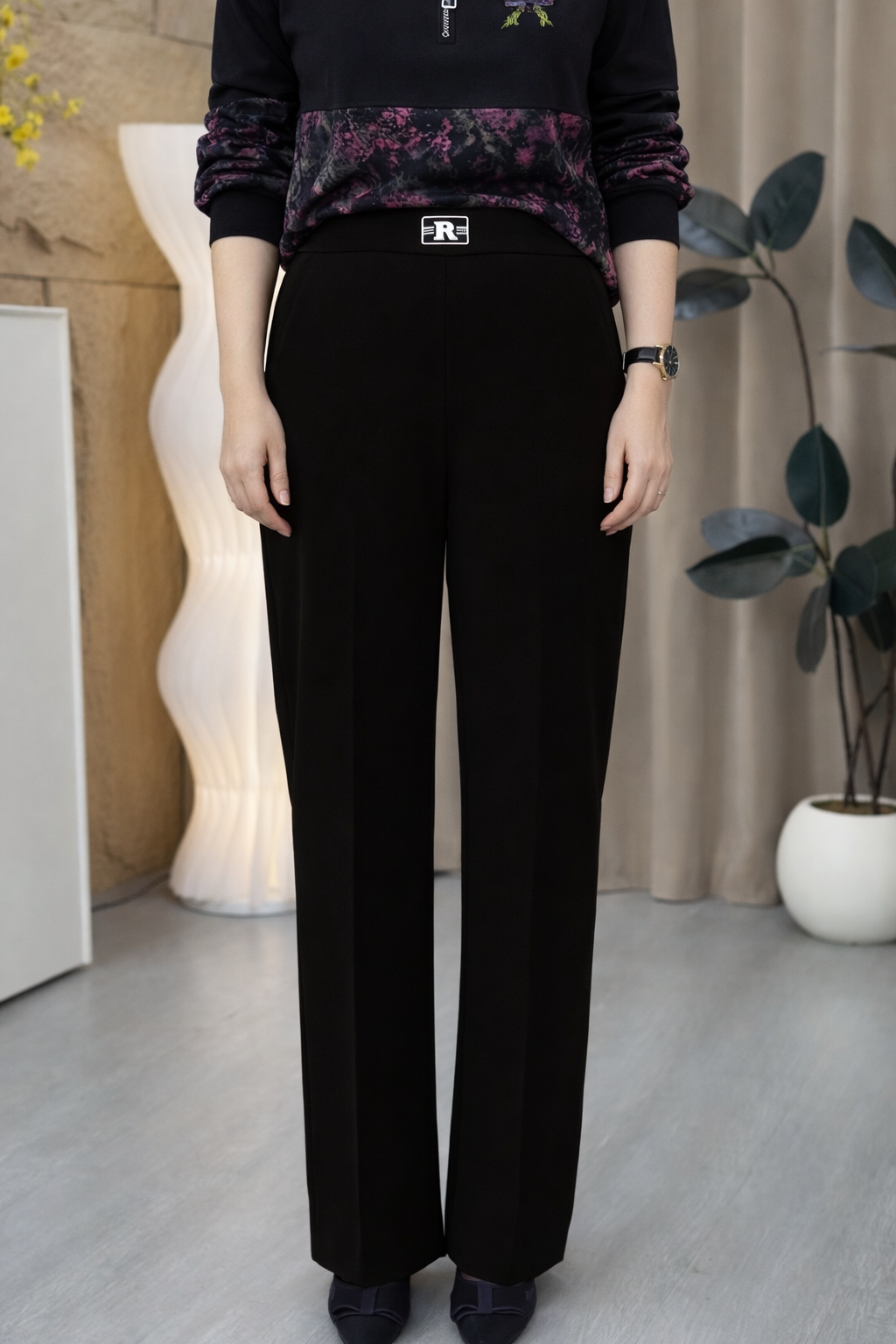 QDF019-Quần Nỉ Ống Suông