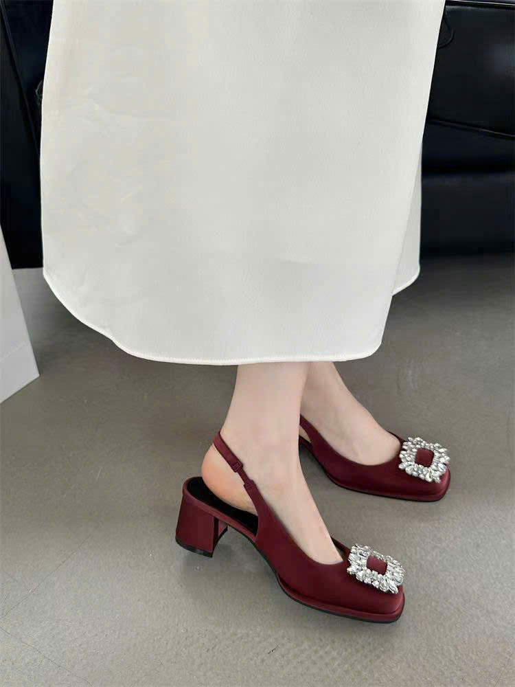 👠🕶️👜🎒….giày Xinjing khoá đá về đen mận _thumbnail_3