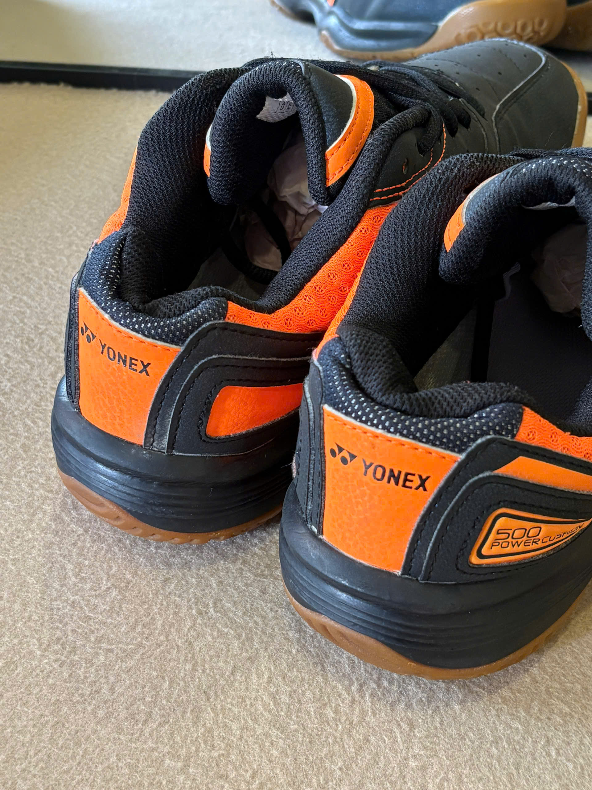 Yonex Badminton Shoes SHB-500CR - Black/Orange_thumbnail_5