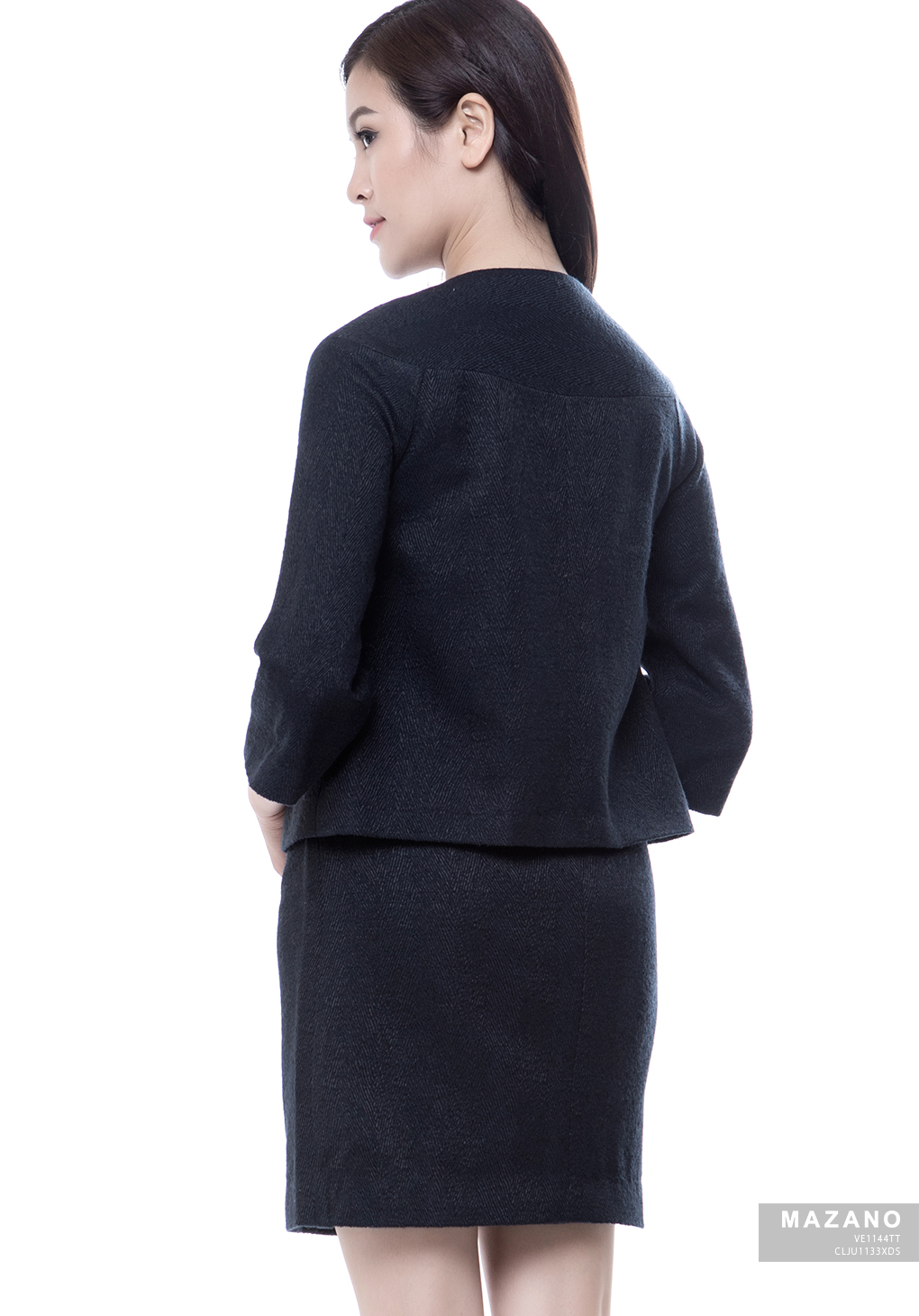 Chân váy Juyp vải Tuytxi màu xanh đen_thumbnail_1