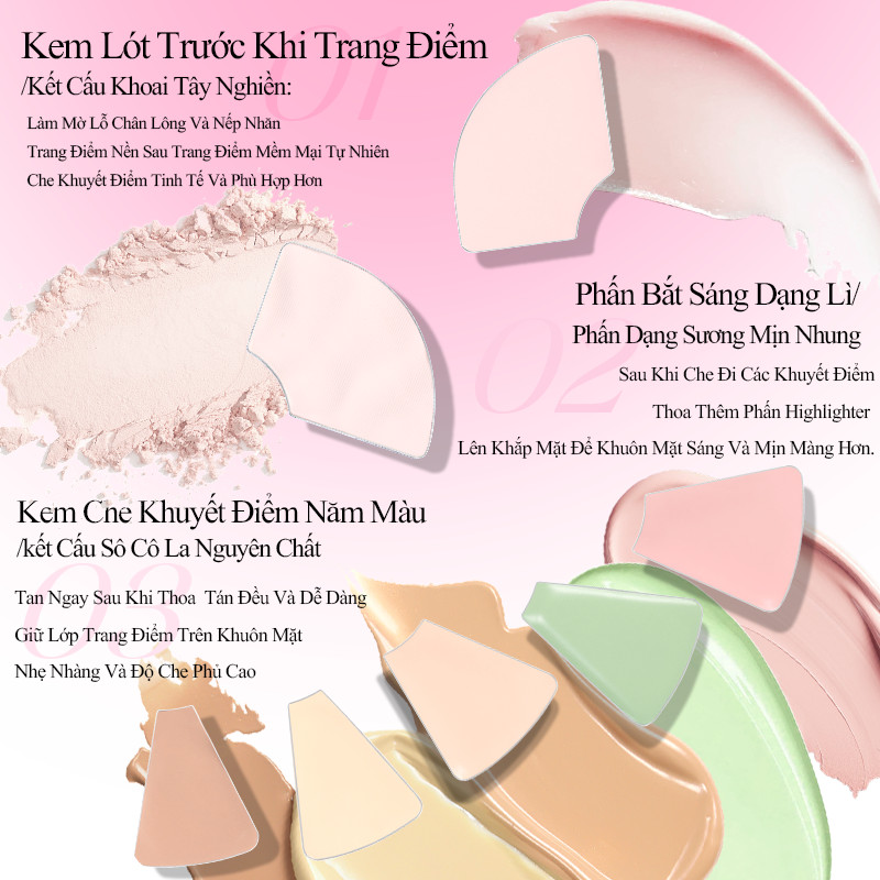 [VEECCI] Bảng che khuyết điểm highlight 7 ô Veecci 4.6g_thumbnail_2