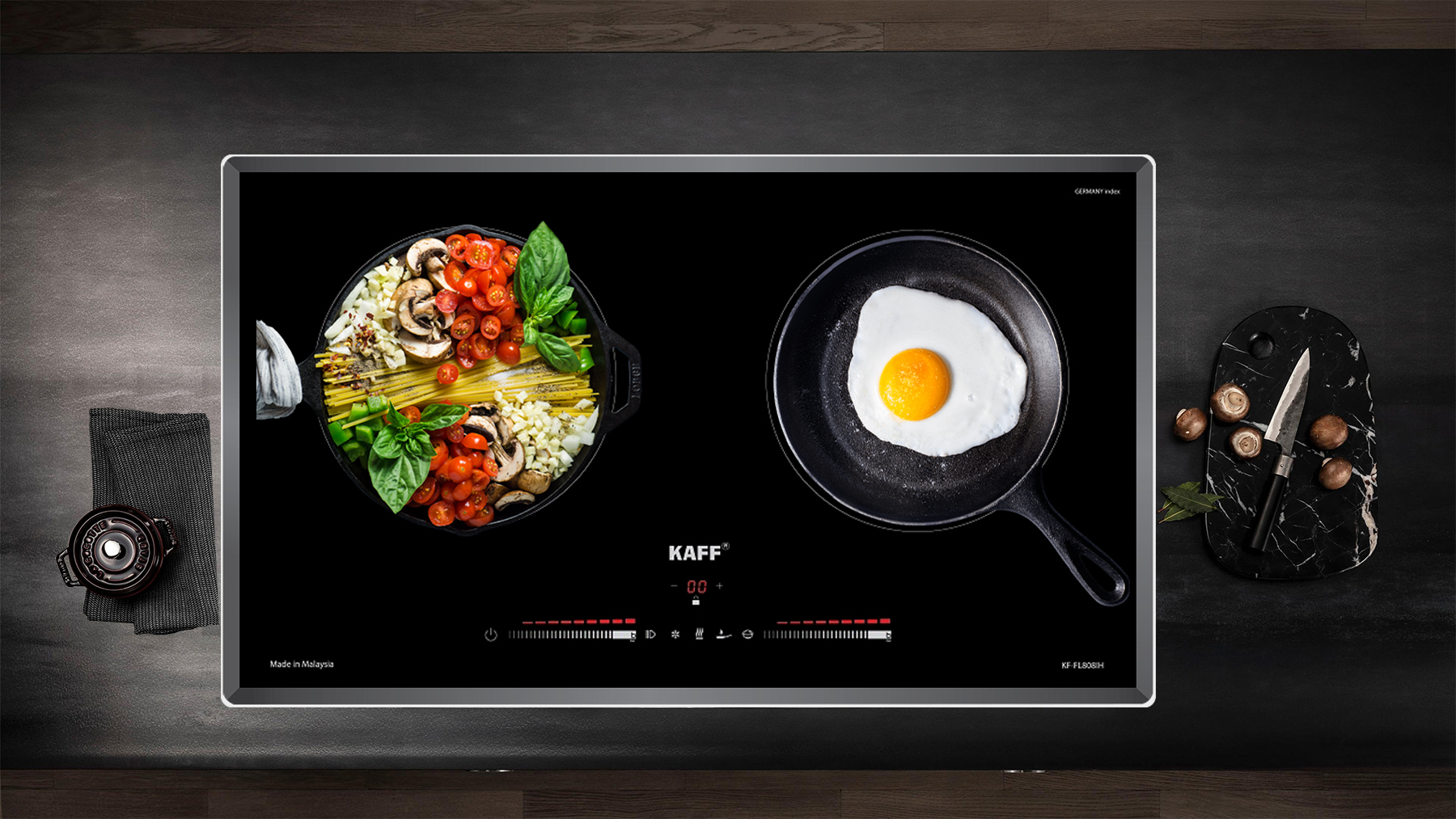 Bếp từ kết hợp điện KF – FL808IH