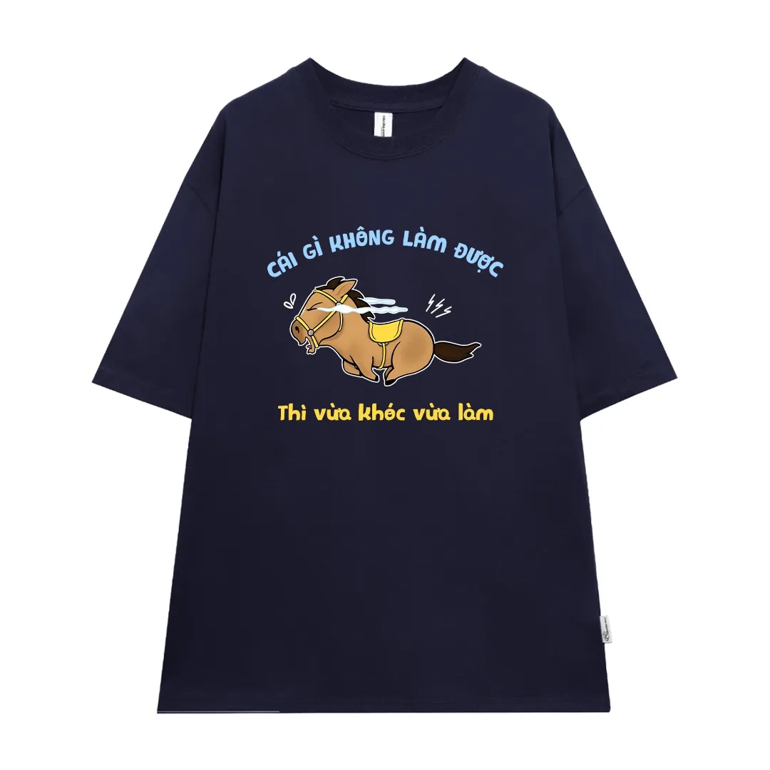 Áo thun boxy Miucho Club chất vải dày dặn thoáng mát chuẩn form chú ngựa hài hước in mix 2876_thumbnail_9