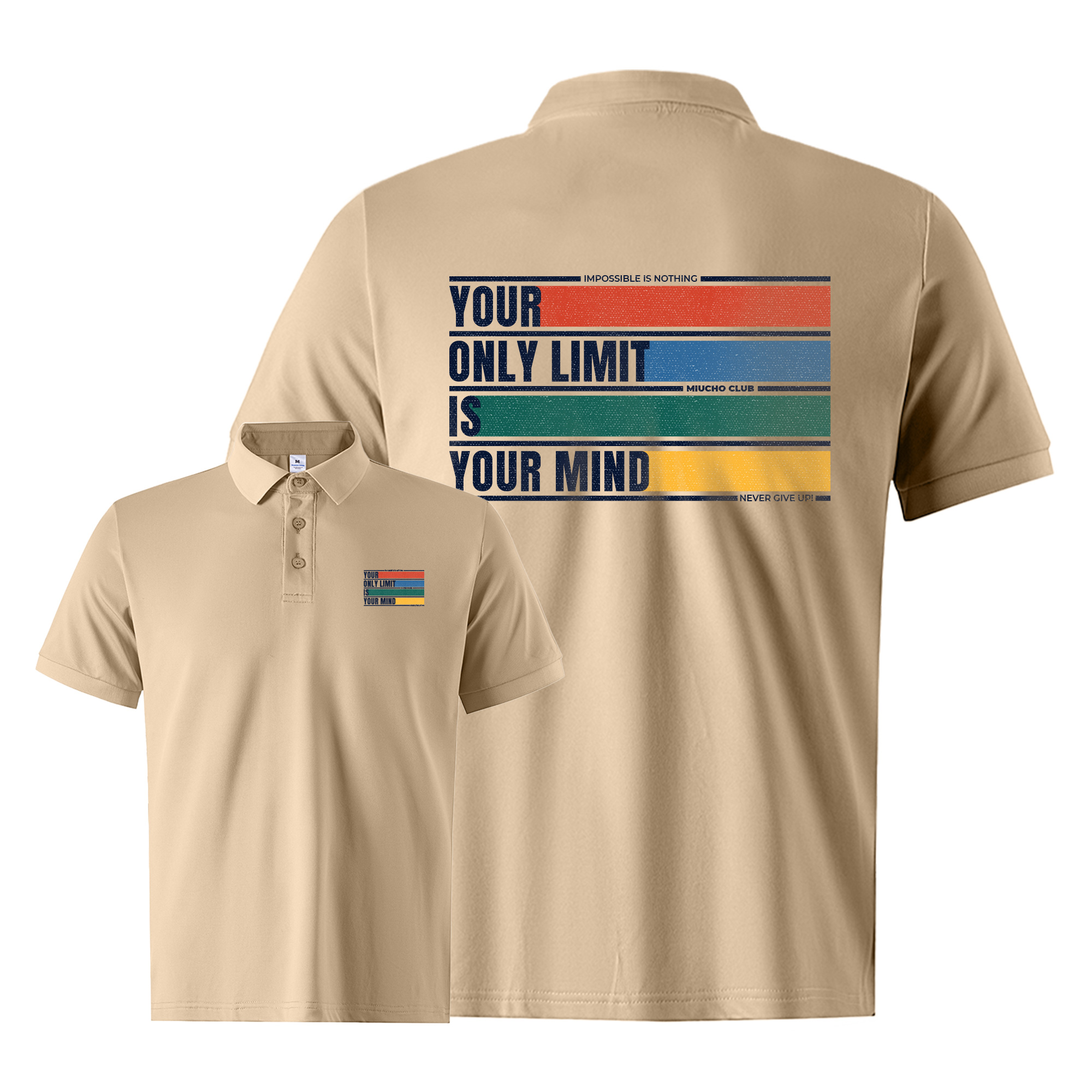 Áo polo nam cao cấp form vừa 2051 Miucho Iconic cổ trụ vải cá sấu polyester thoáng mát in mix_thumbnail_0