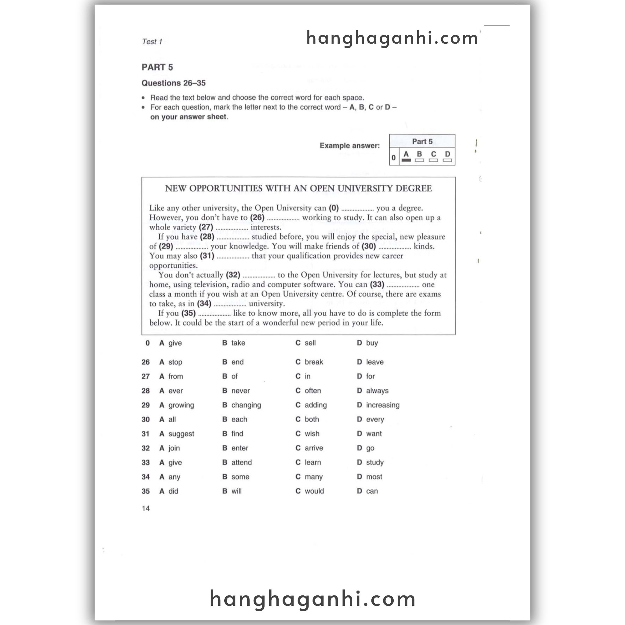 [Sách] Cambridge English Preliminary – Preliminary English Test (PET) 3 With Answers_thumbnail_10