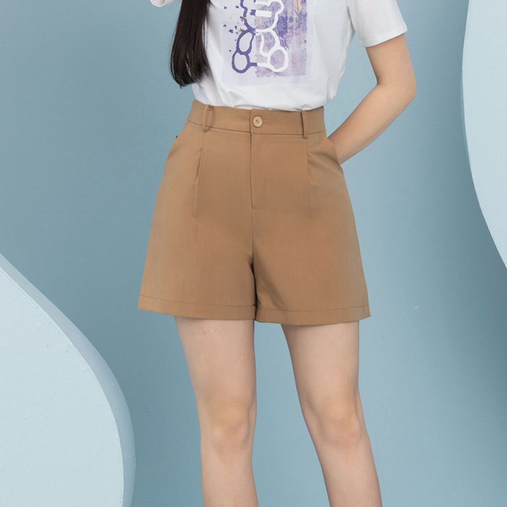 Quần short nữ chất Tuypsi - Quần đùi nữ hai màu LOZA - LQ602095