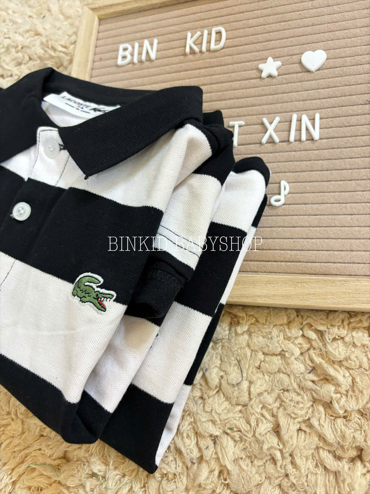 A40 ÁO POLO CÁ SẤU SỌC