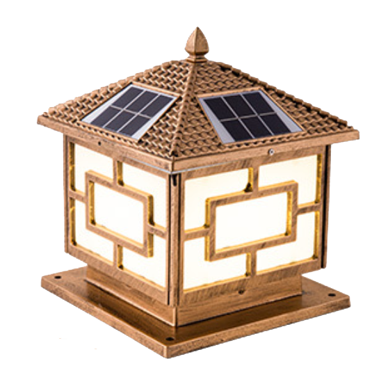 Đèn trụ cổng mái ngói năng lượng mặt trời_thumbnail_0