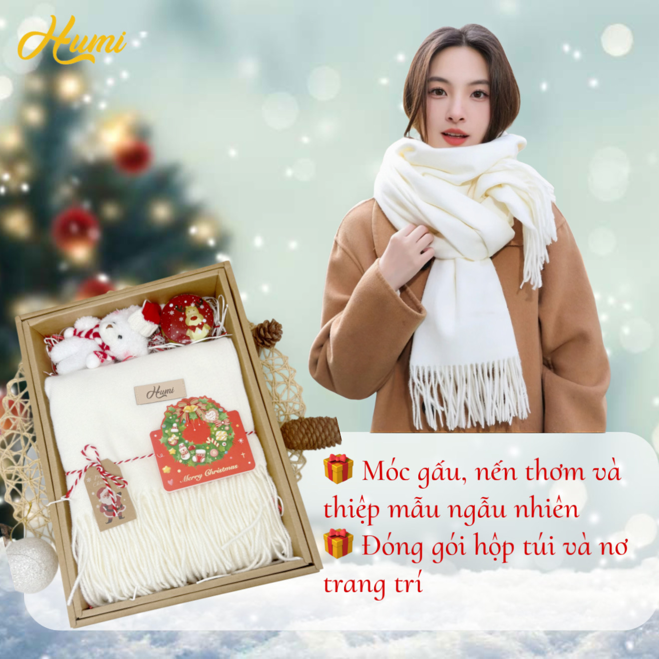 SET QUÀ NOEL KHĂN CAS26 (NO-C26)