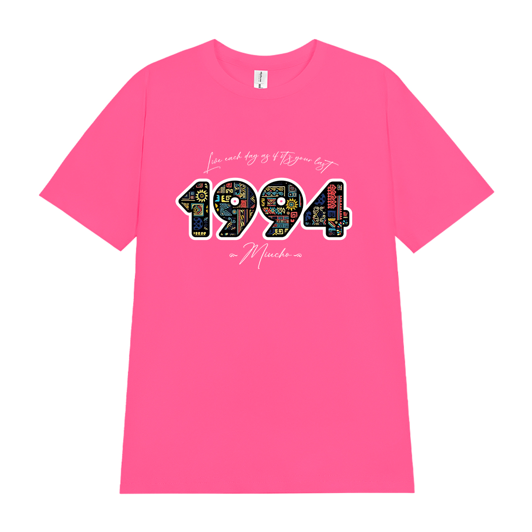 Áo thun nữ in năm sinh 1994 form vừa regular vải cotton 4c thoáng mát ARD1781 Miucho Chic in mix_thumbnail_10