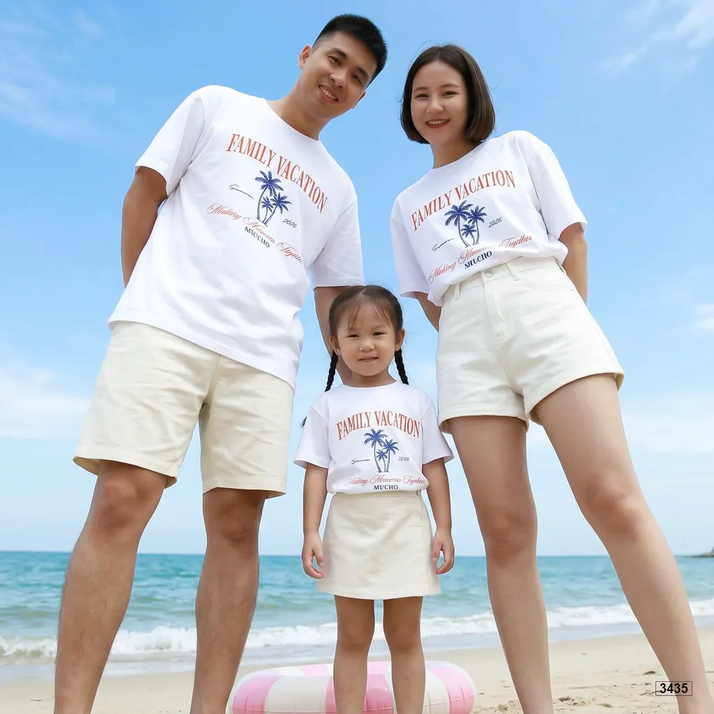 Áo thun gia đình form rộng hè biển Kado 3454_thumbnail_5