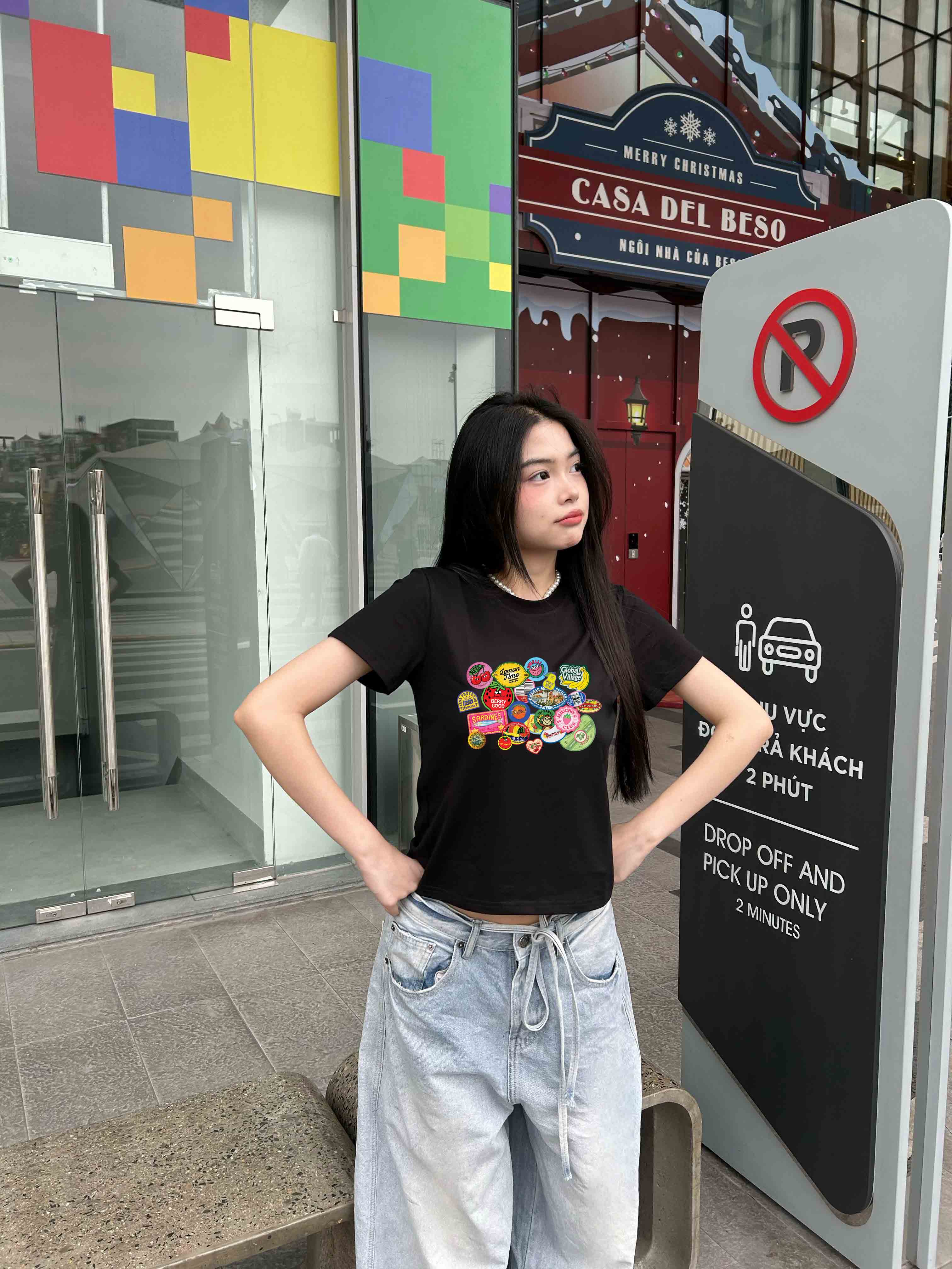 Áo baby tee ôm body hè biển 2160 Miucho cổ tròn vải cotton 4c thoáng mát in mix_thumbnail_6