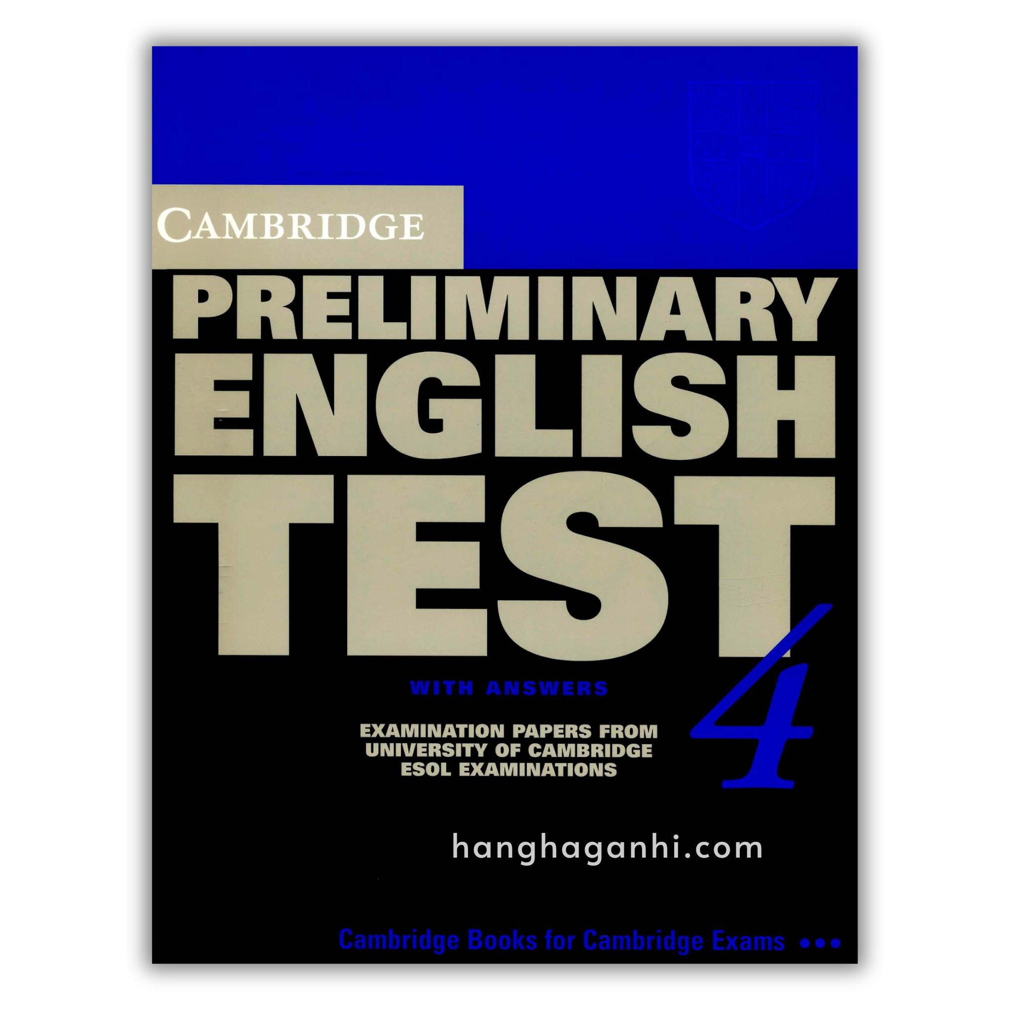 [Sách] Cambridge English Preliminary – Preliminary English Test (PET) 4 With Answers