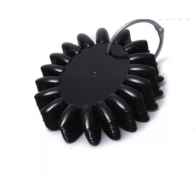 Móng mẫu vỉ tròn màu đen