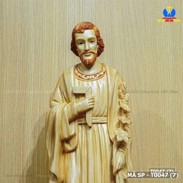 Bộ bàn thờ gỗ Pơmu Ban ơn tượng 50cm mẫu 01_thumbnail_2