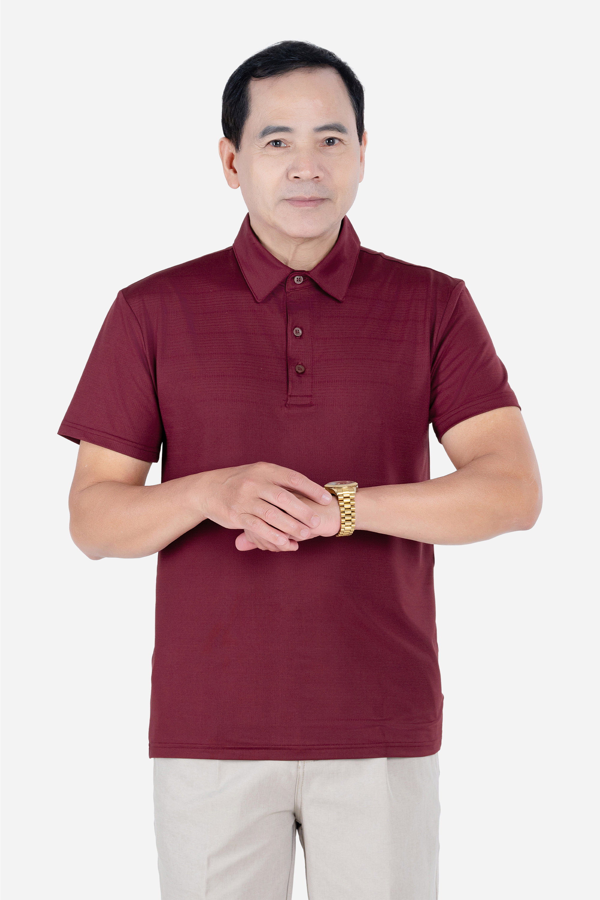 Áo Polo Thể Thao Nam Trung Niên ANCHI Chất Liệu Thun Lạnh Phom Suông Vạt Ngang_thumbnail_9