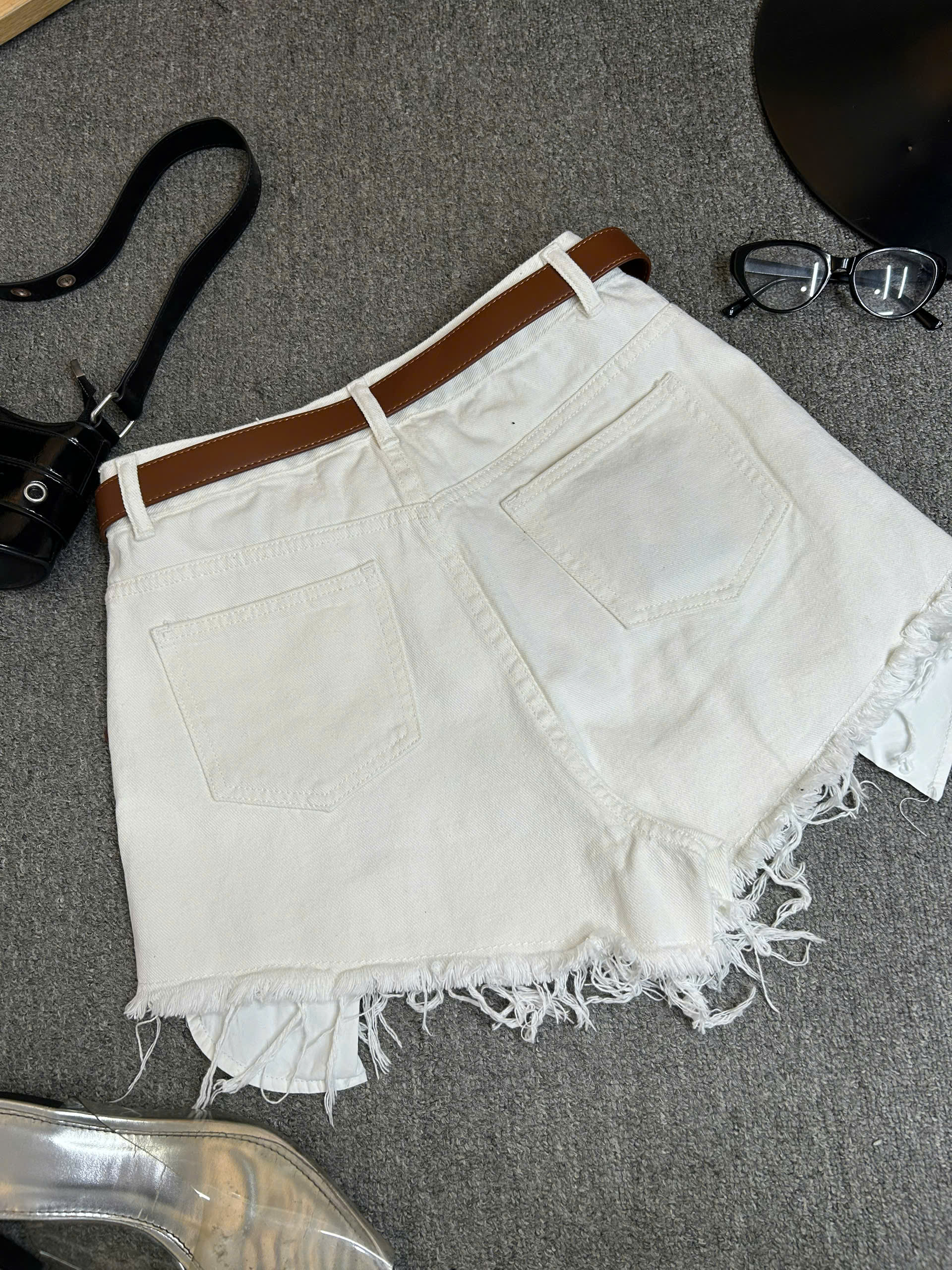 Quần short jean túi lòi rách kiểu bigsize QSJ1097 dành cho nàng béo mập từ 55-90kg_thumbnail_4