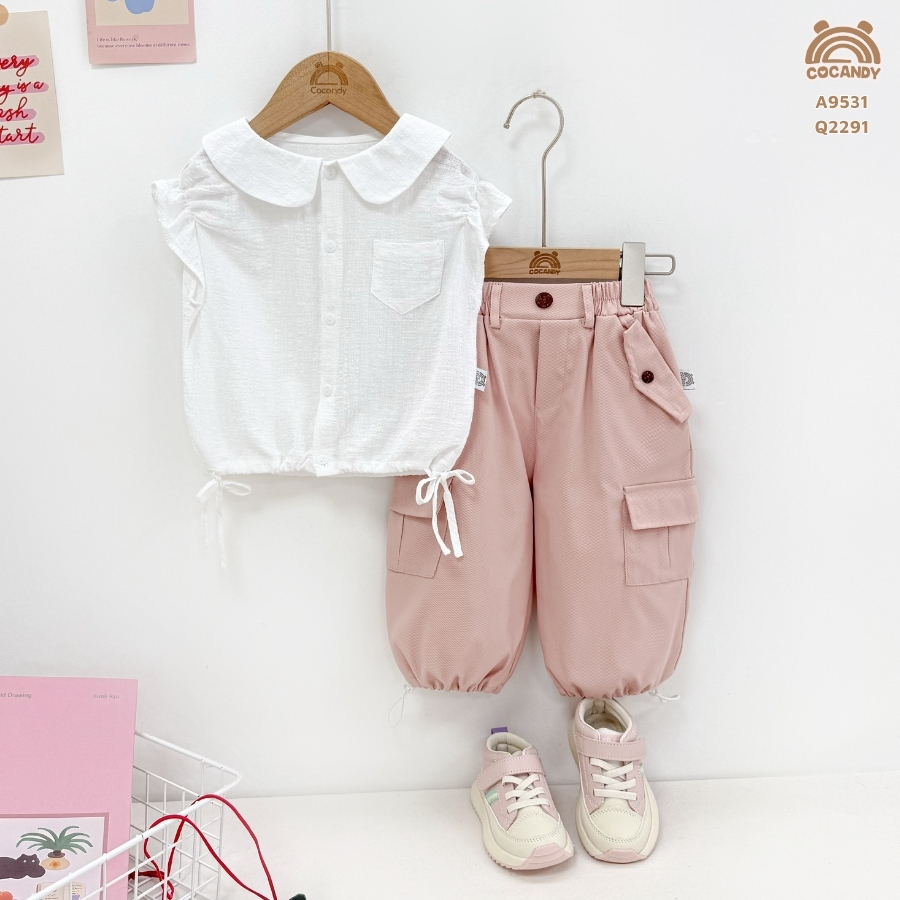 Quần dài HỒNG 4 túi gấu dây rút_thumbnail_1