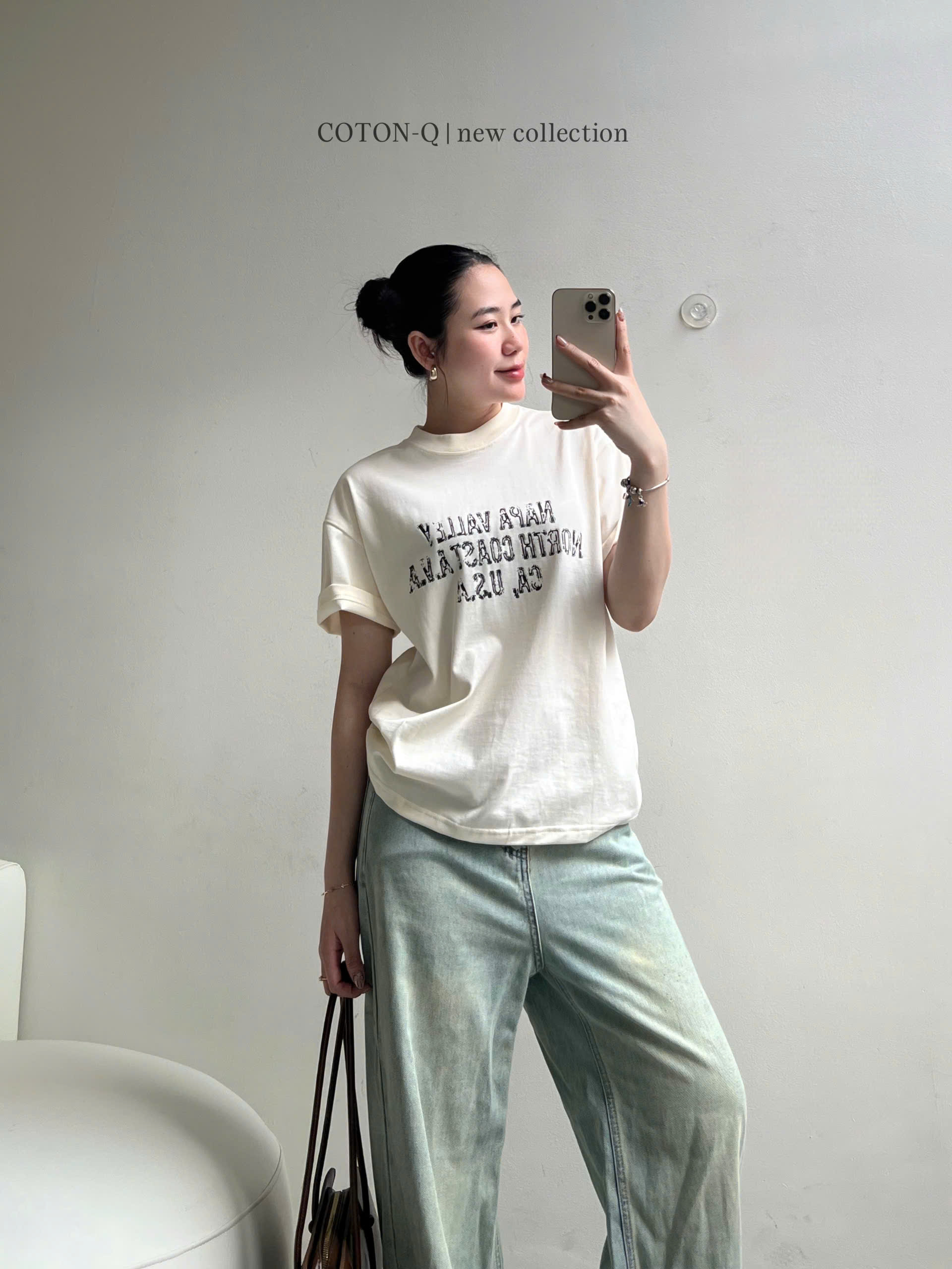 Áo thun kem in chữ_thumbnail_9