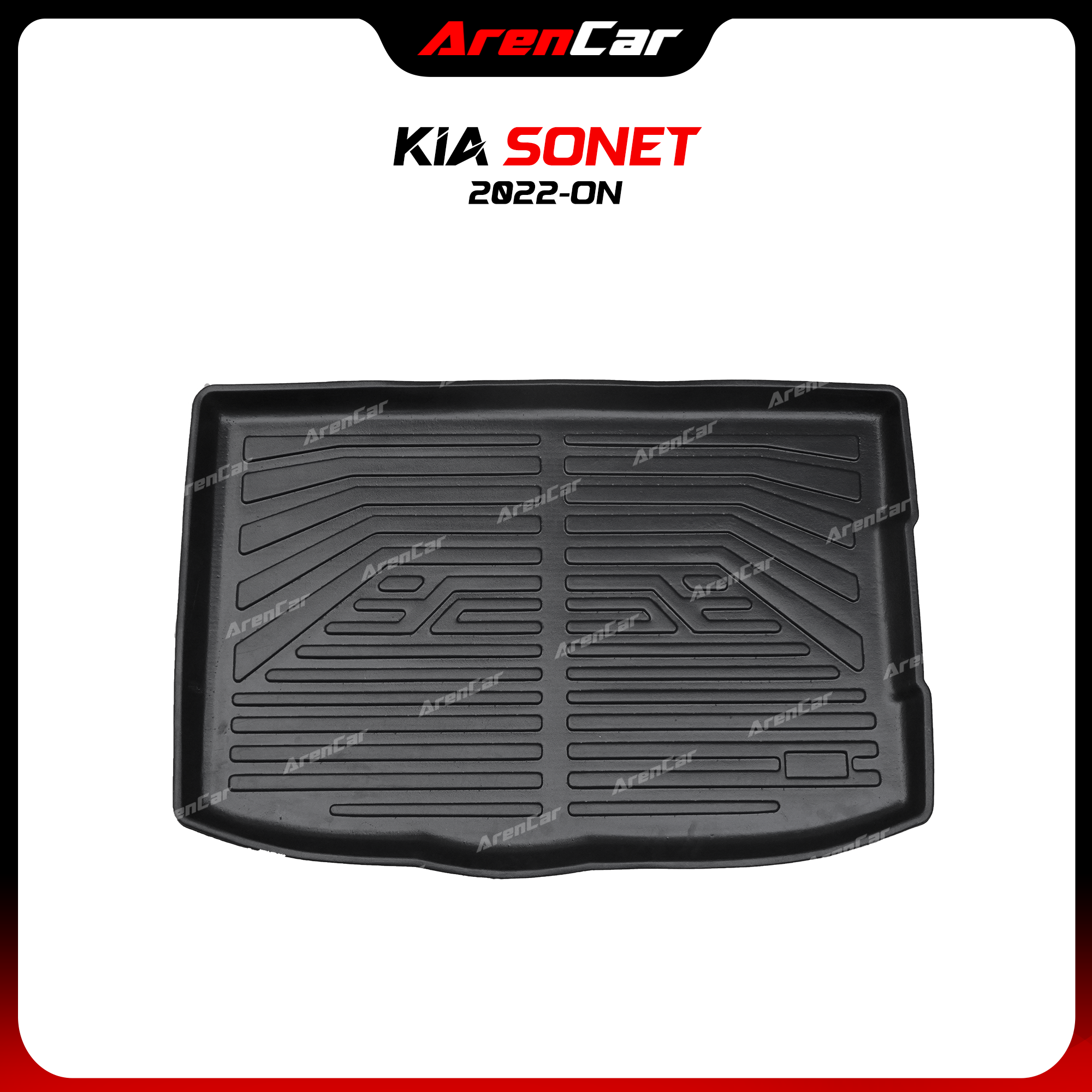 Thảm lót cốp nhựa đúc TPE Kia Sonet