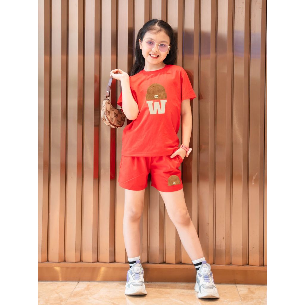 Bộ đồ bé gái in hình 'mũ W' - Loza Kids SB02_thumbnail_7