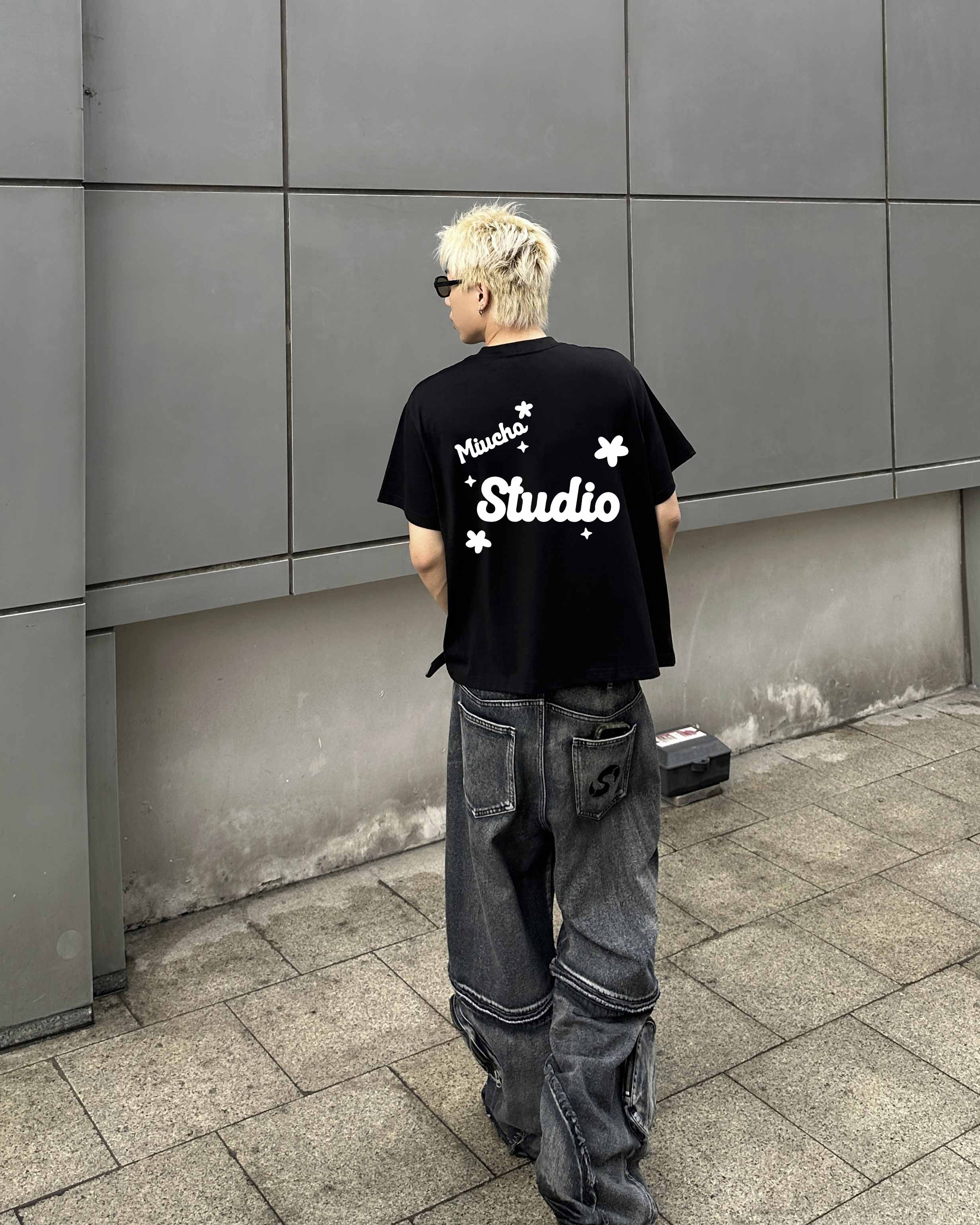 Áo phông local brand form boxy 2168 Miucho Club vải cotton 2c 250gsm cổ tròn đứng form in mix_thumbnail_4