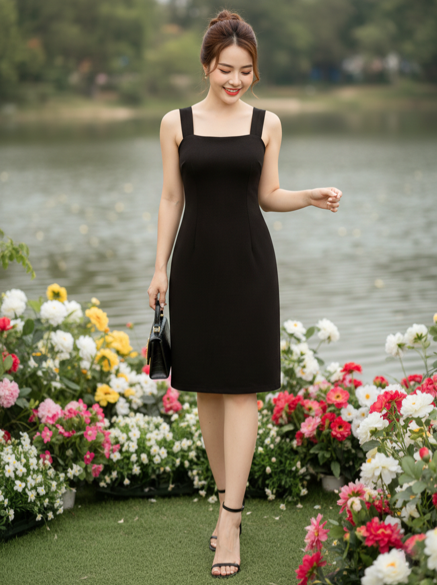 Đầm thiết kế 2 dây cúp ngực_thumbnail_1