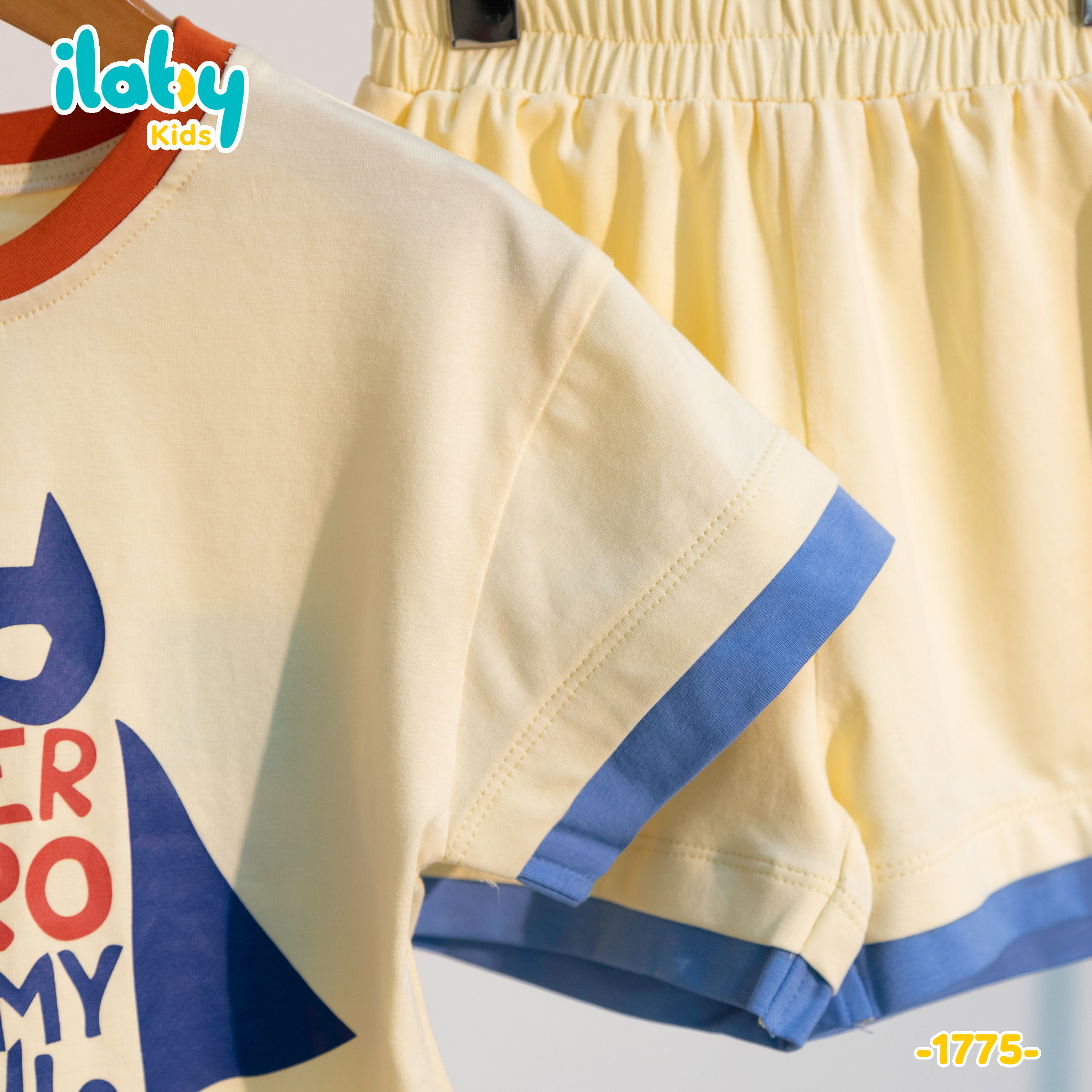 Bộ bé trai phối vải gấu tay gấu áo_thumbnail_3