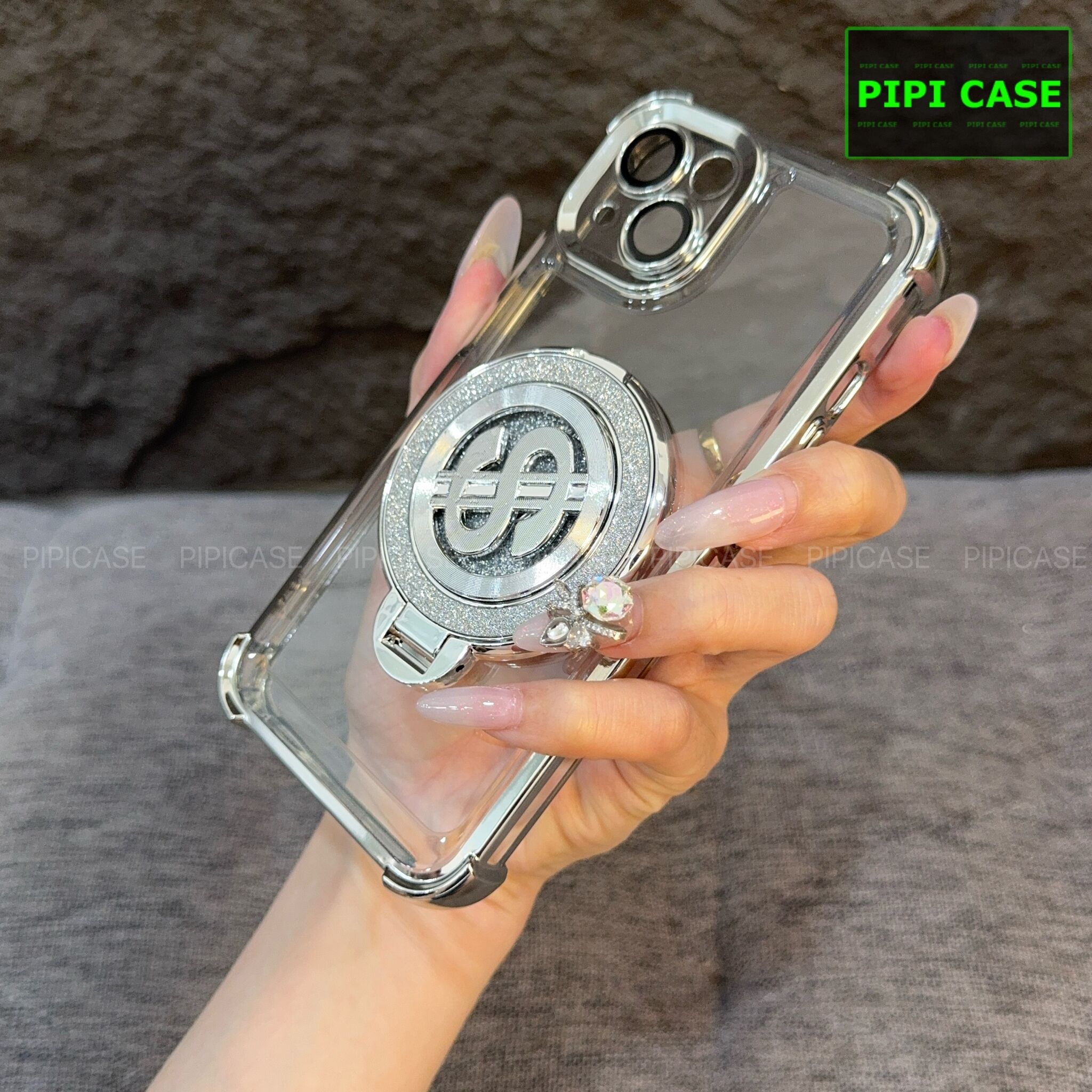 Ốp Lưng iPhone 15 Plus - DO - Bạc