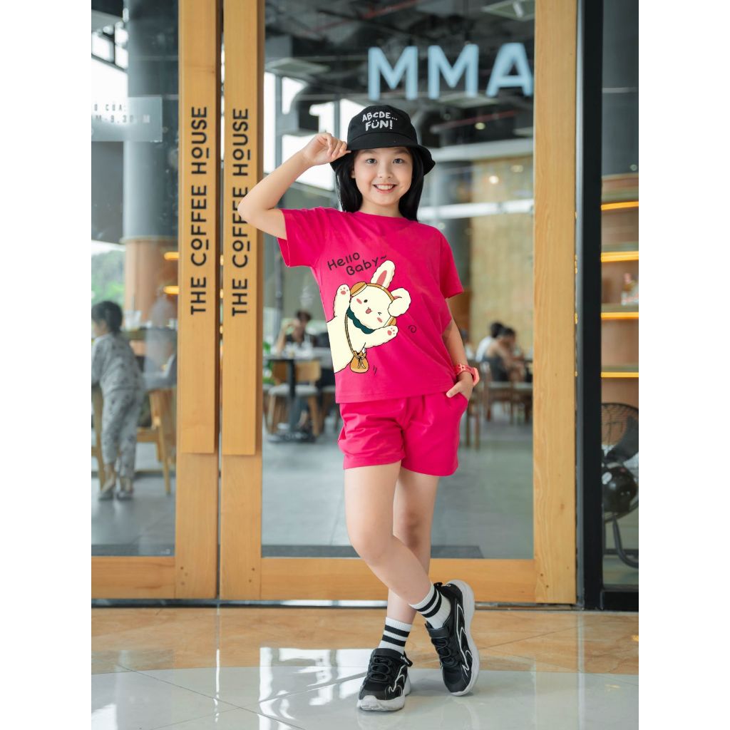 Bộ đồ bé gái in hình 'Thỏ hello baby'- Loza Kids SB10_thumbnail_11