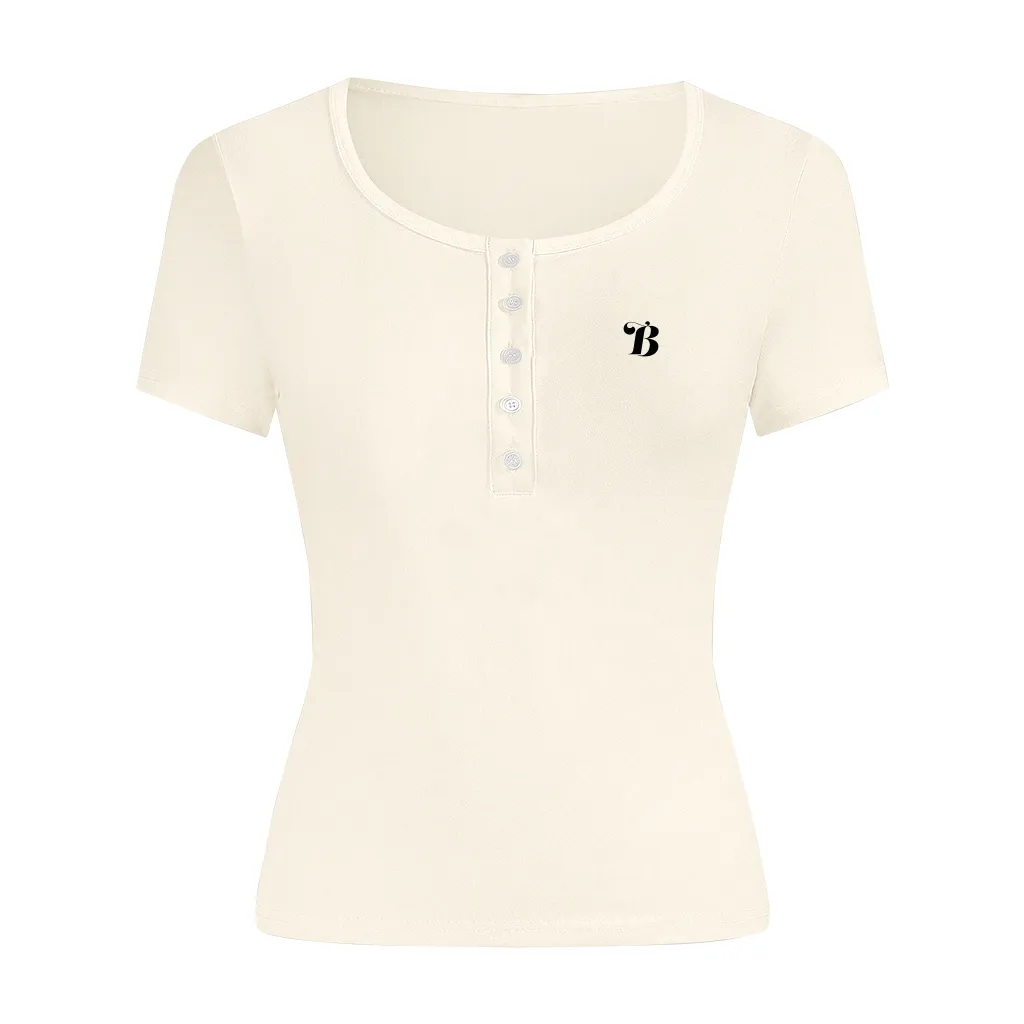 Áo thun cổ nút ôm body Miucho vải visco thoáng mát chuẩn form dễ phối đồ in typography 2732_thumbnail_8