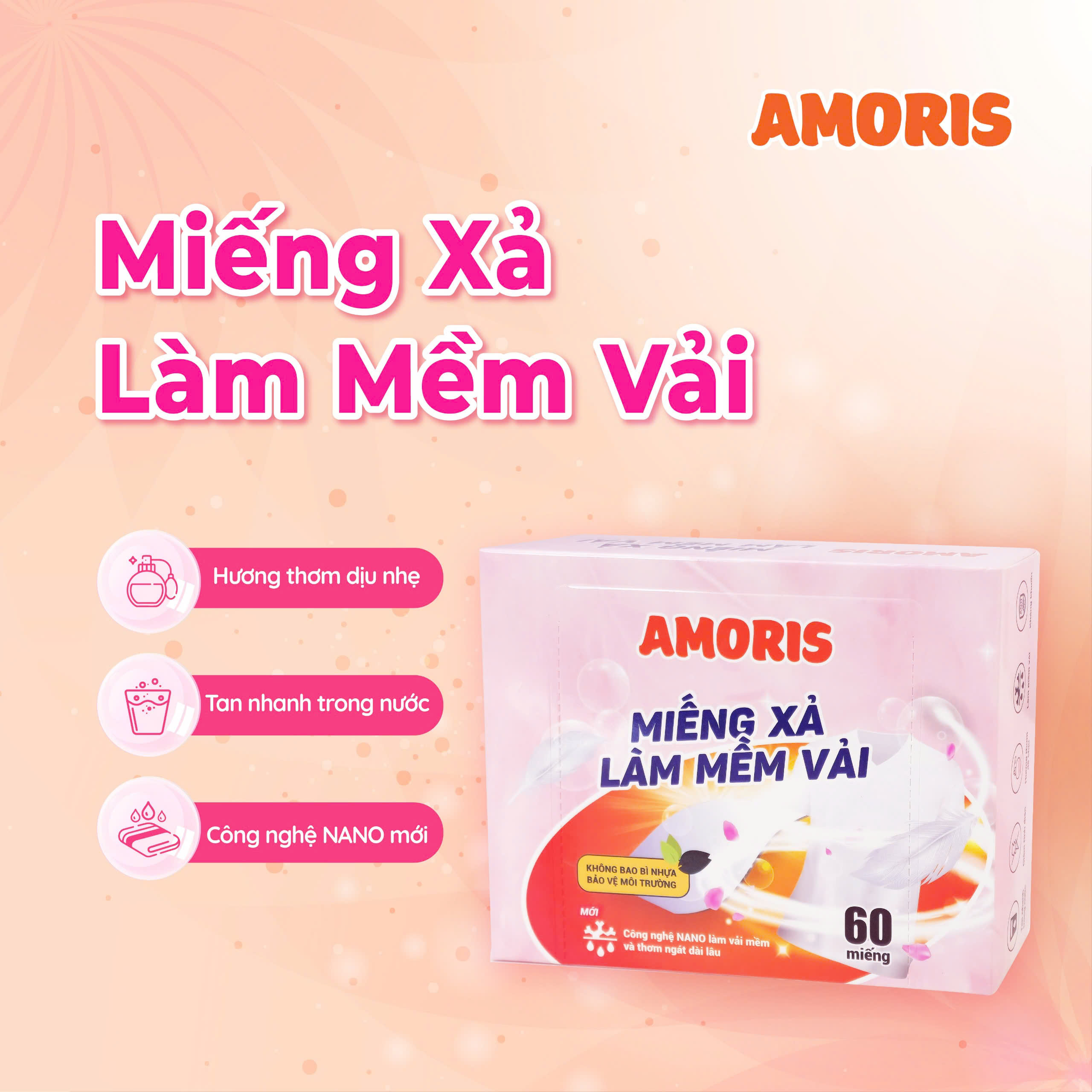 Hộp Miếng xả (60 tờ/hộp) Amoris - HHAMI05_thumbnail_4