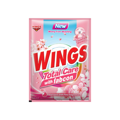 WINGS POWDER TOTAL CARE WITH FABRIC CONDITIONER SAKURA ESSENCE 60G