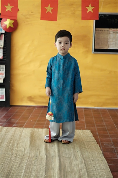 Áo Dài Thanh Thiện Bé Trai ‘25