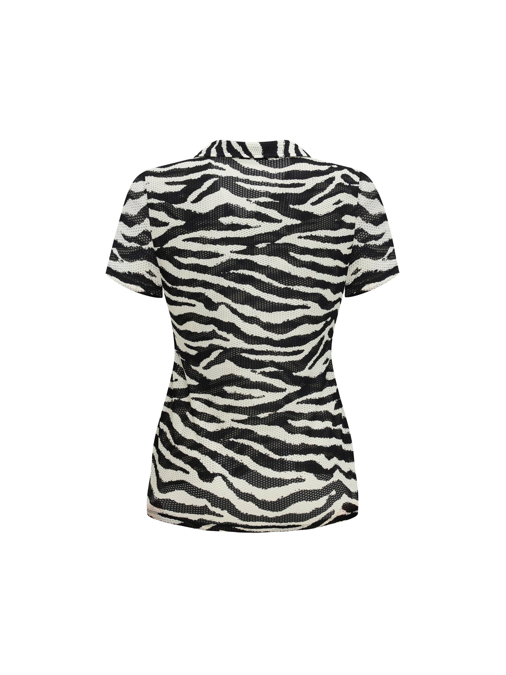 BIGSIZE - Áo thun tay ngắn có cổ T- AT9058