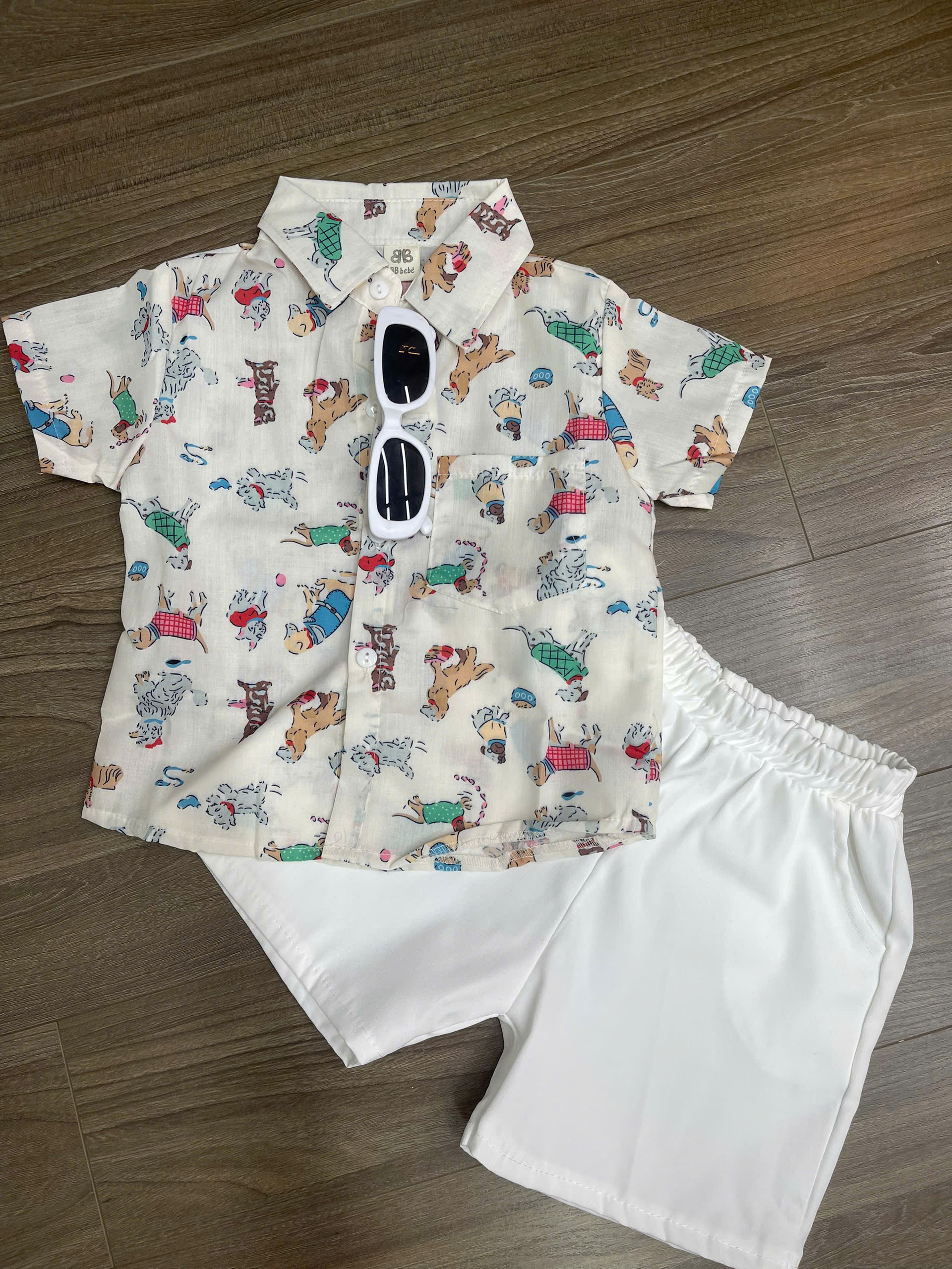 A85 BỘ SƠ MI CÁC CHÚ CHÓ NHIỀU MÀU - A108.294