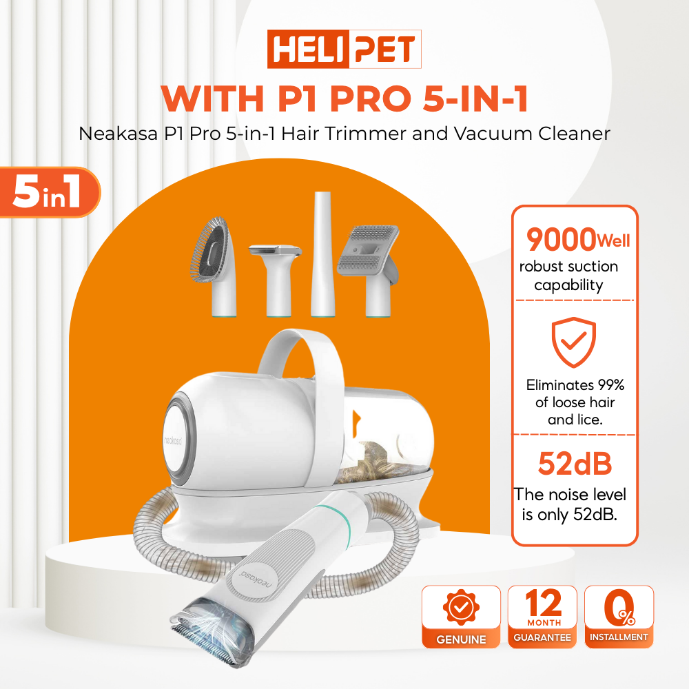 Neakasa P1 Pro 5-in-1 Pet Grooming Vacuum for Dogs Cats