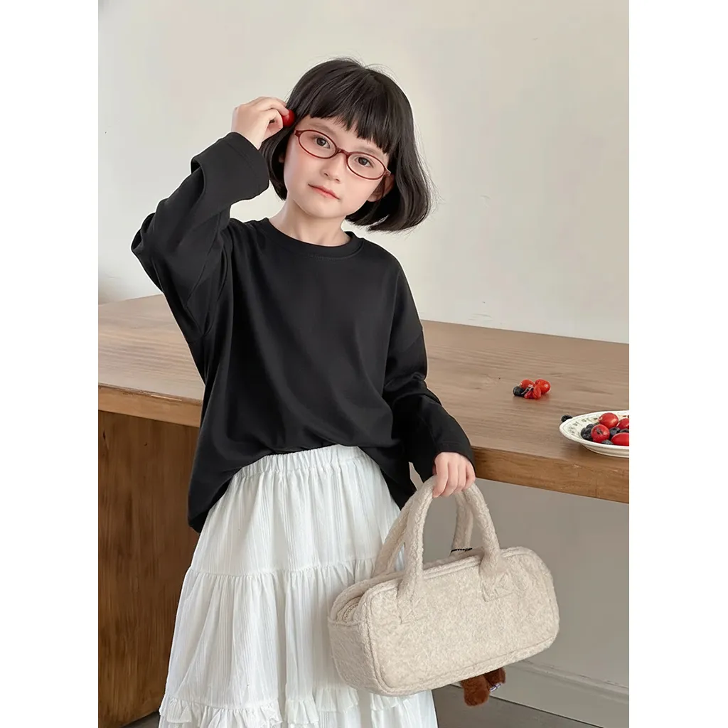 Áo thun kid trơn form rộng Kado vải cotton dày dặn thoáng mát thấm hút tốt cho bé AET00067_thumbnail_5