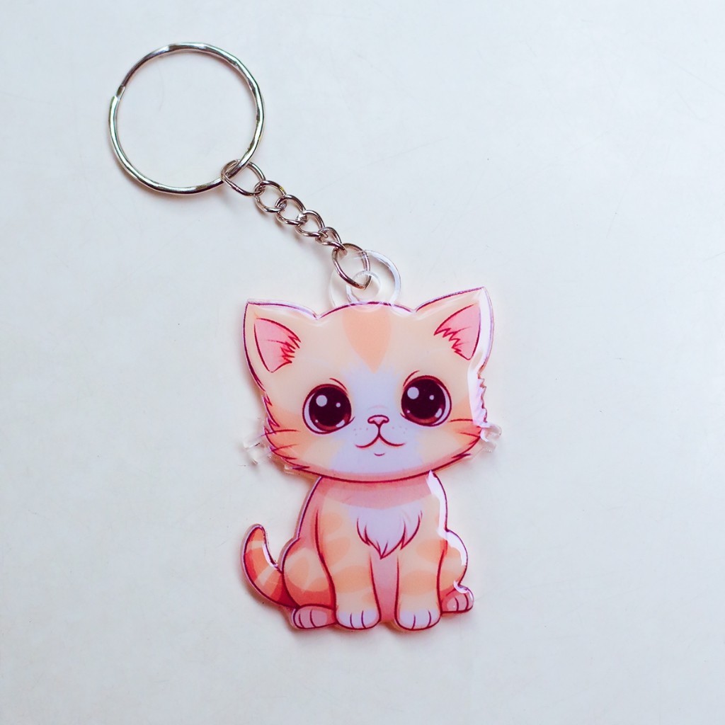 Móc Khóa Mica Hình Thú Cưng Cute_thumbnail_7