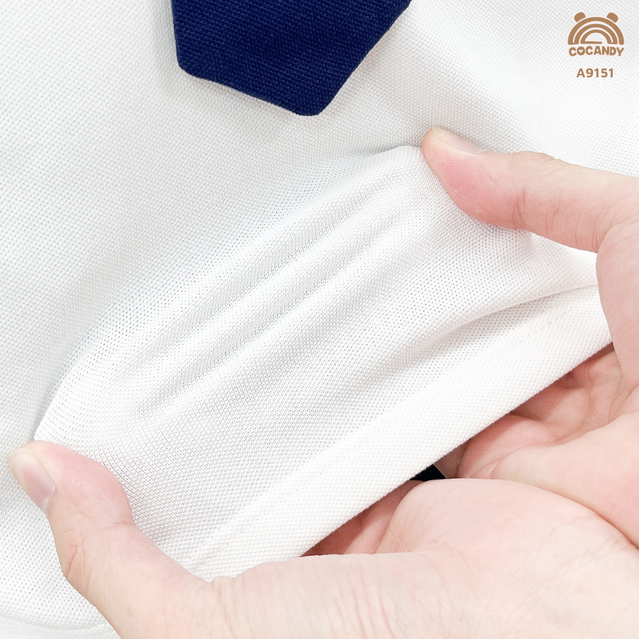 Áo cộc TRẮNG thủy thủ viền xanh đính nơ xanh_thumbnail_4